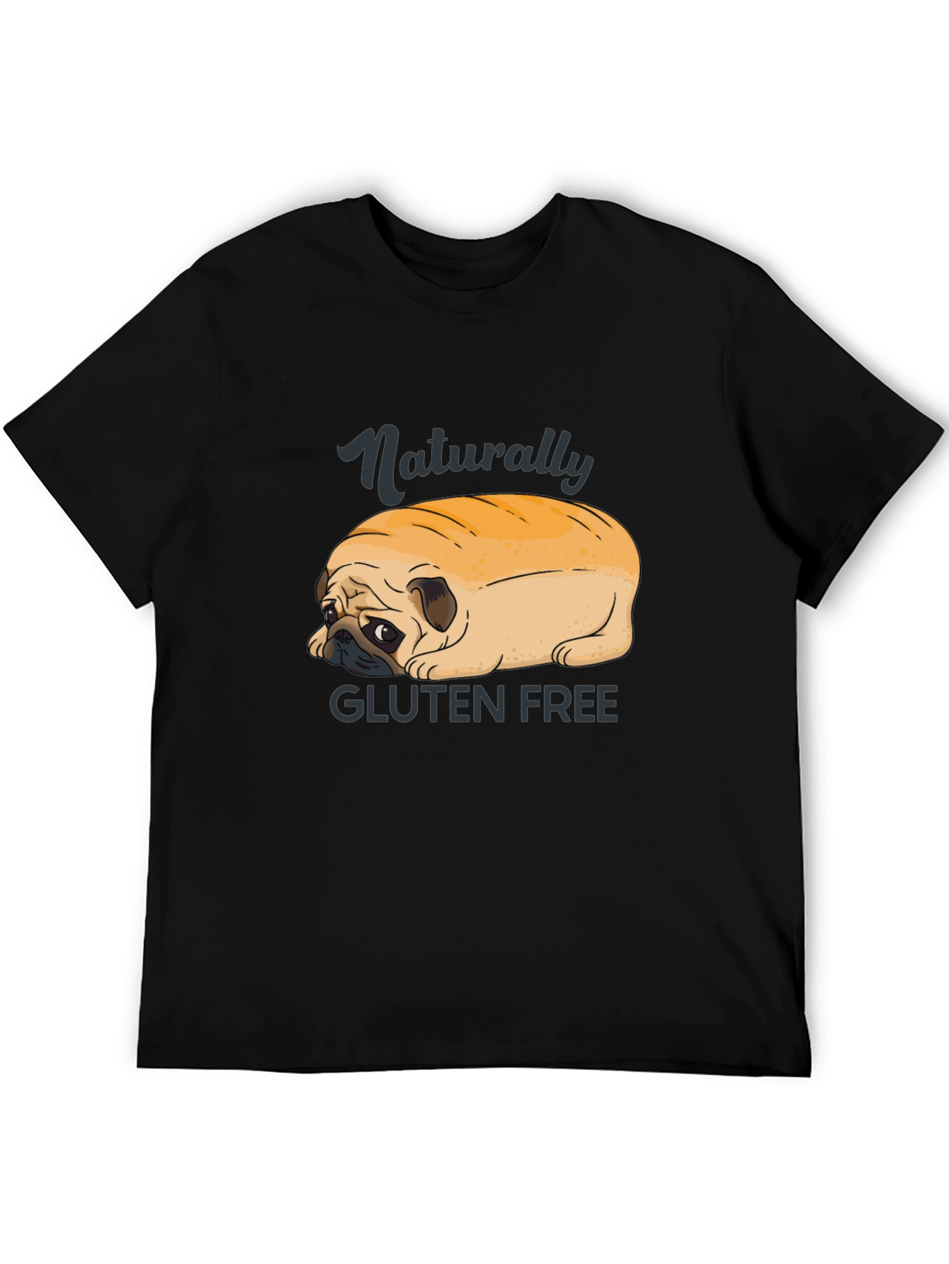 Gluten-Free Pug Loaf Tee - Funny Dog Lover Shirt