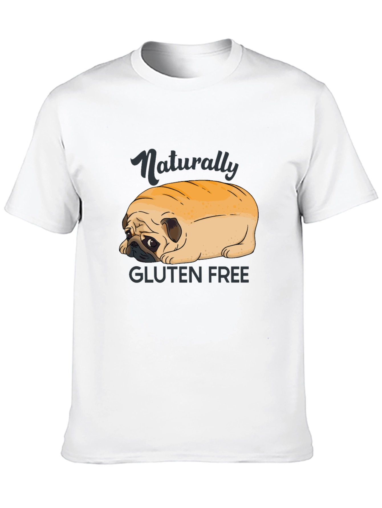 Gluten-Free Pug Loaf Tee - Funny Dog Lover Shirt