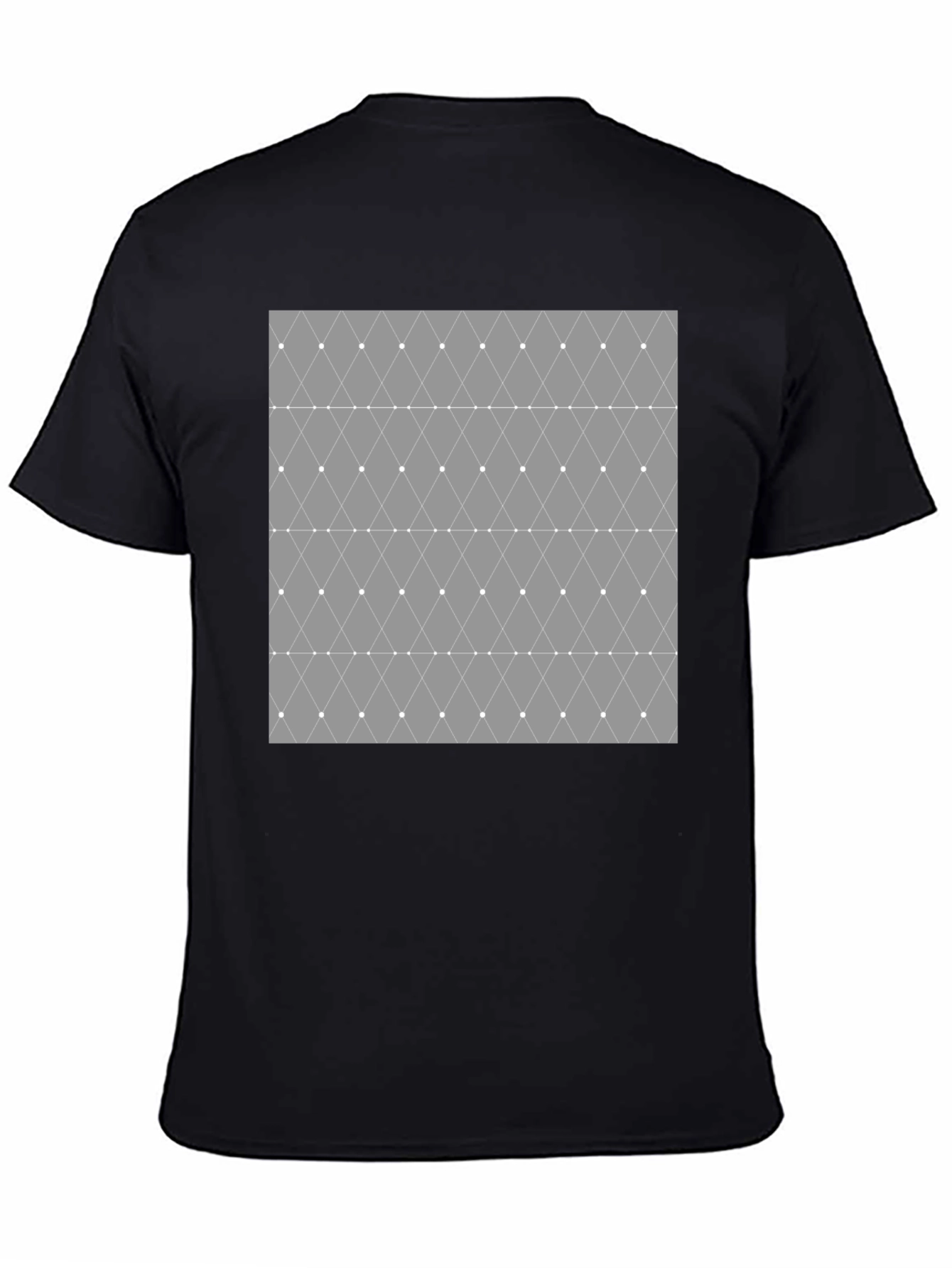 Geometric Diamond Pattern Mens T-Shirt