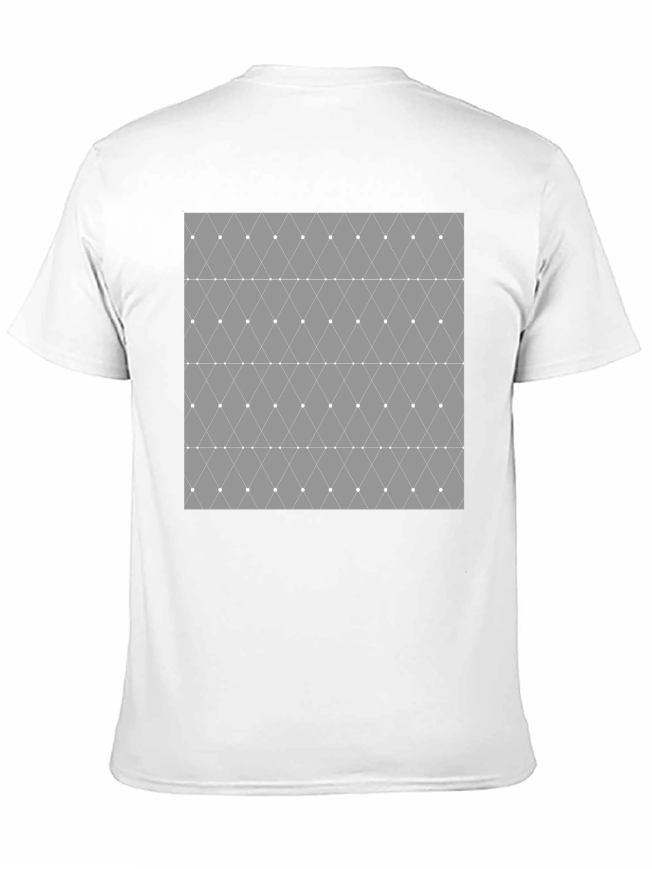 Geometric Diamond Pattern Mens T-Shirt
