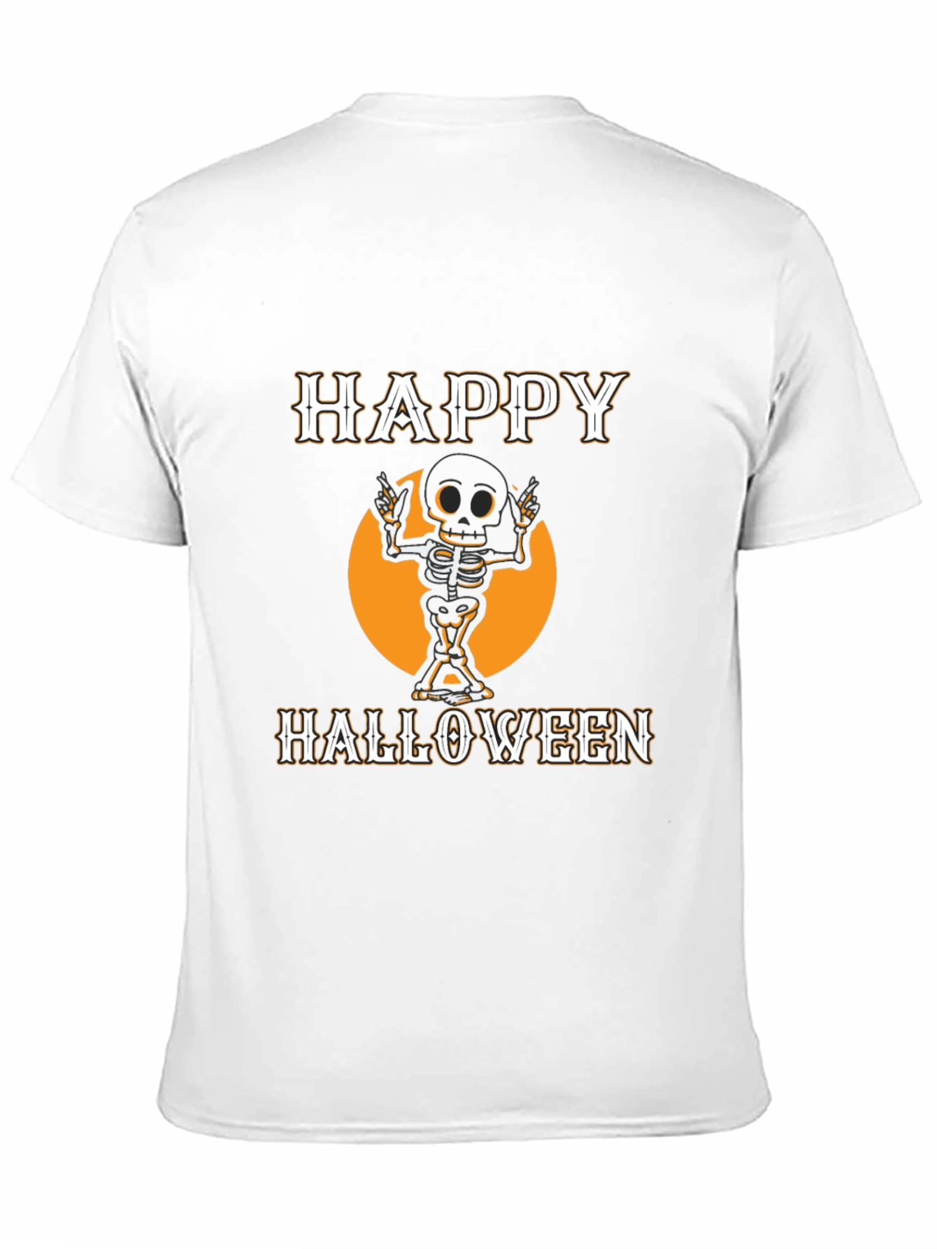 Happy Halloween Skeleton Graphic Tee