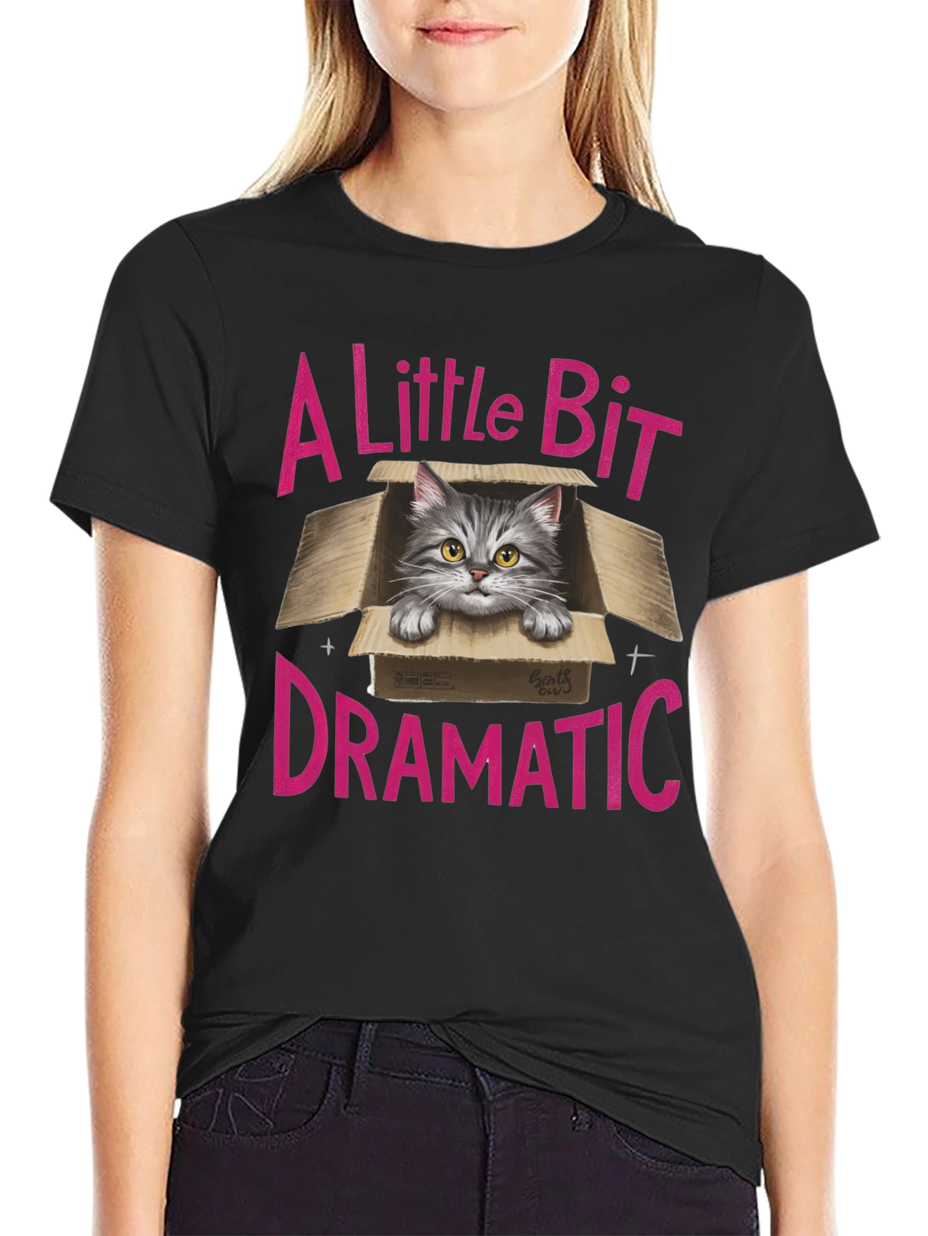 A Little Bit Dramatic Cat T-Shirt