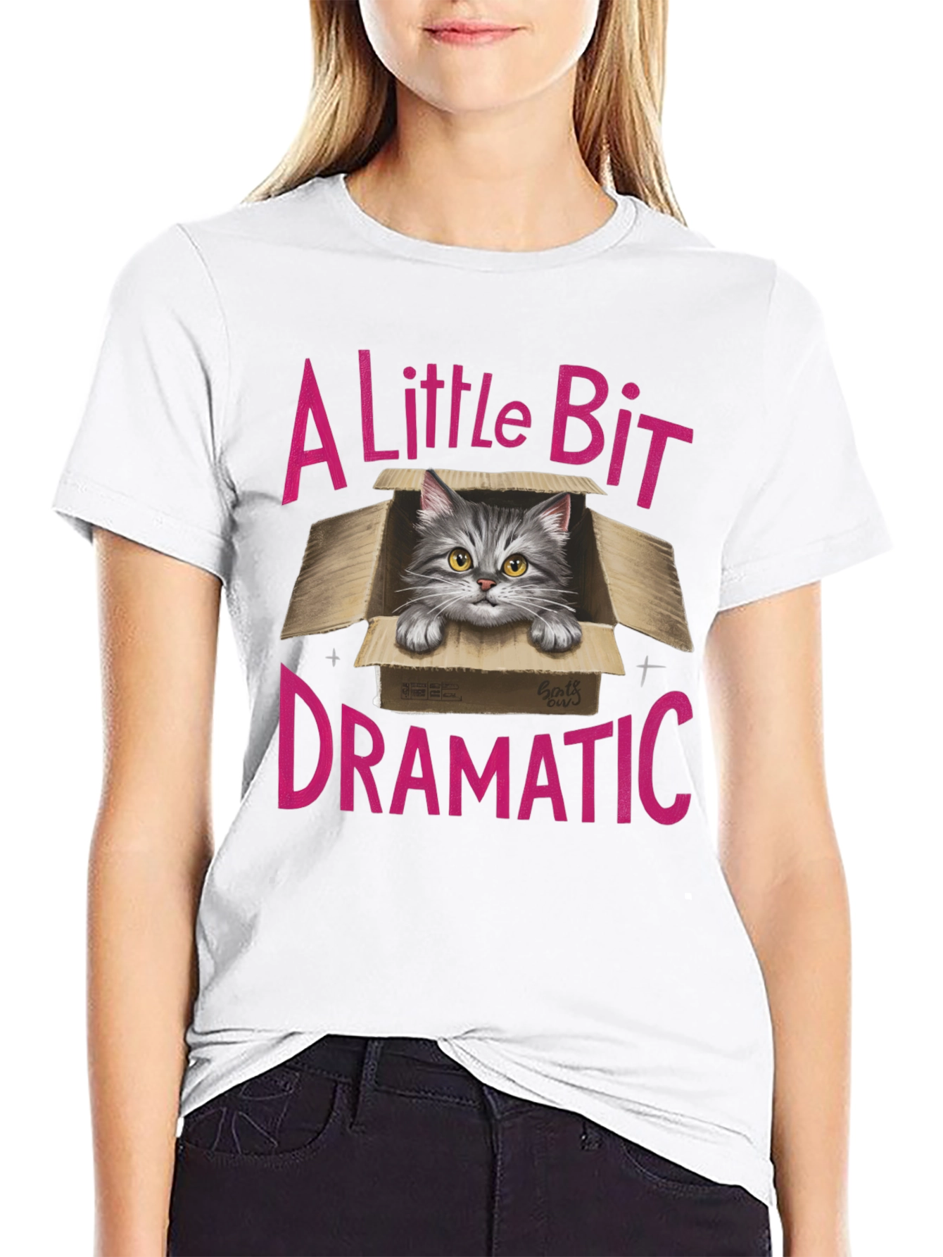 A Little Bit Dramatic Cat T-Shirt