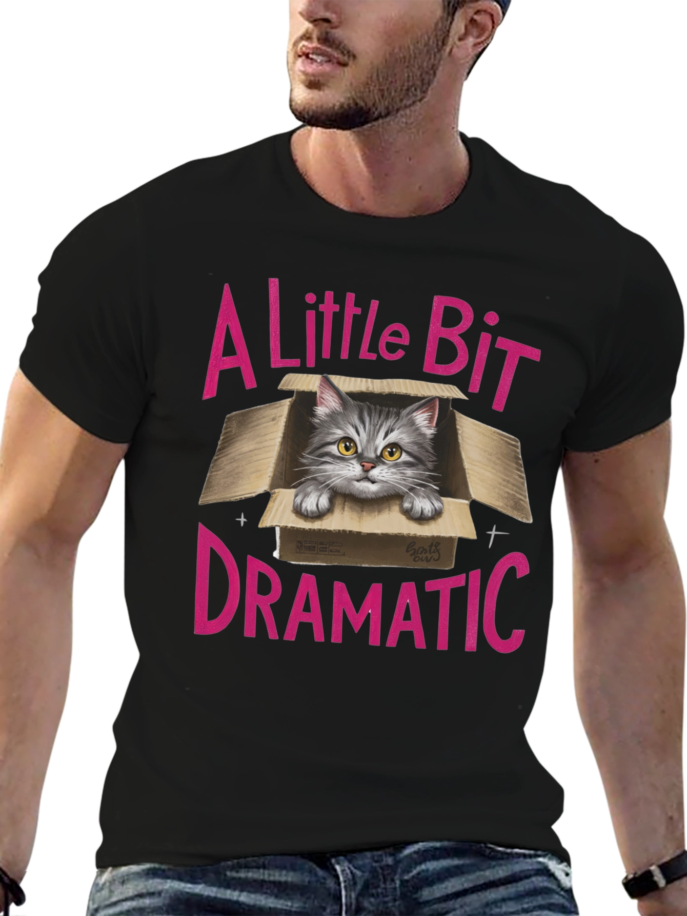A Little Bit Dramatic Cat T-Shirt