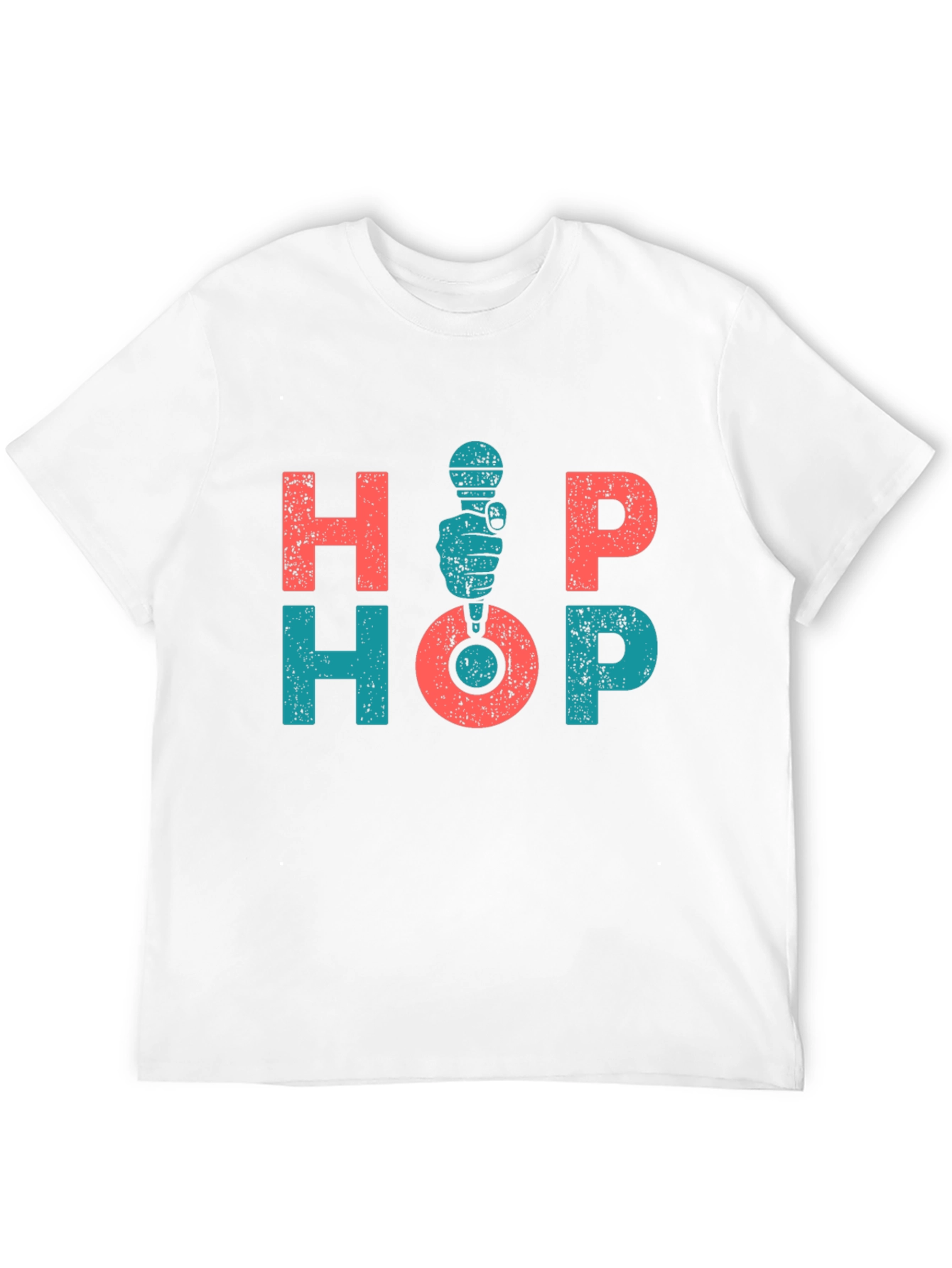 Hip Hop Graphic T-Shirt - Black
