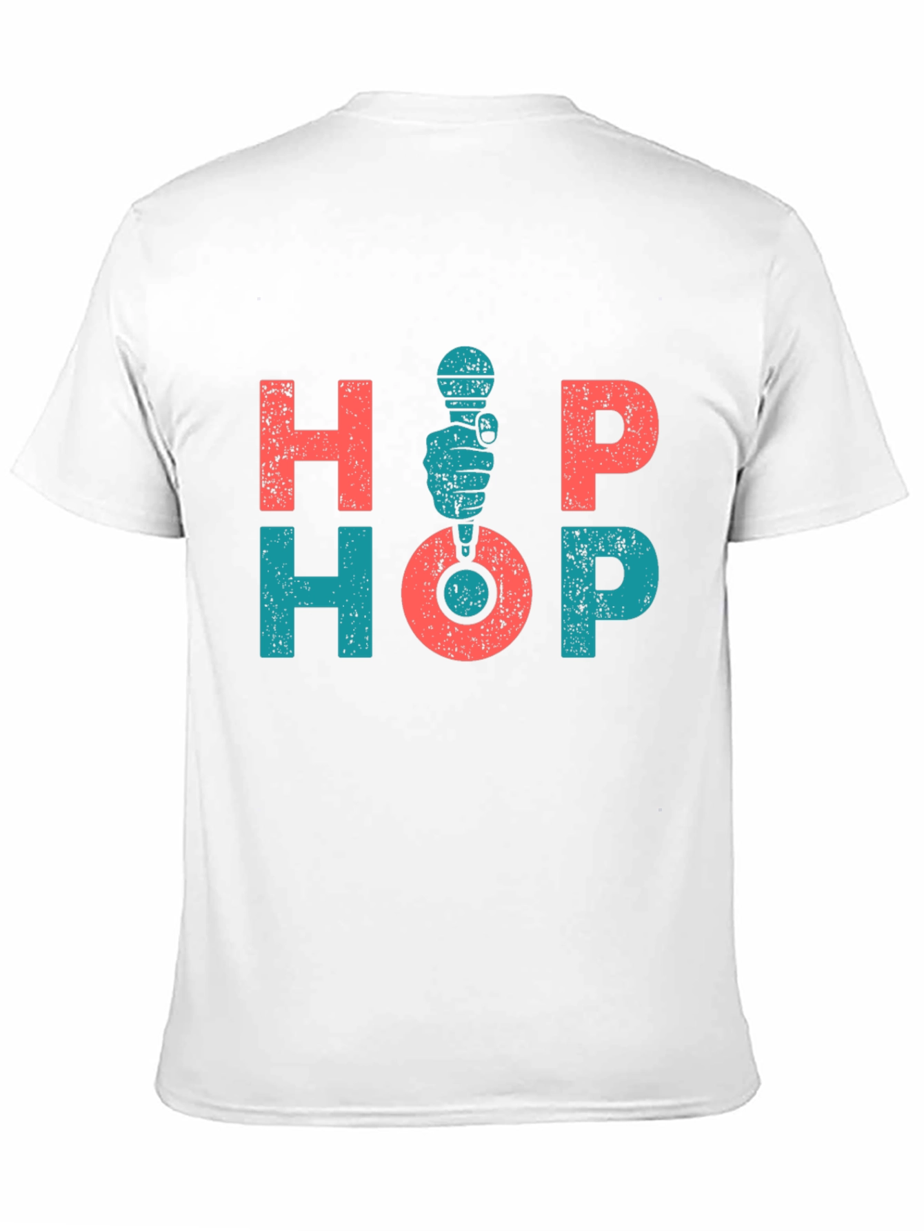 Hip Hop Graphic T-Shirt - Black
