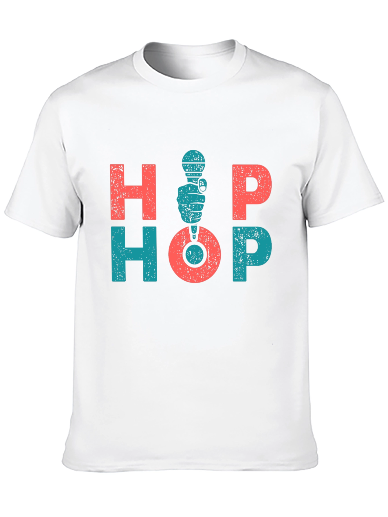 Hip Hop Graphic T-Shirt - Black