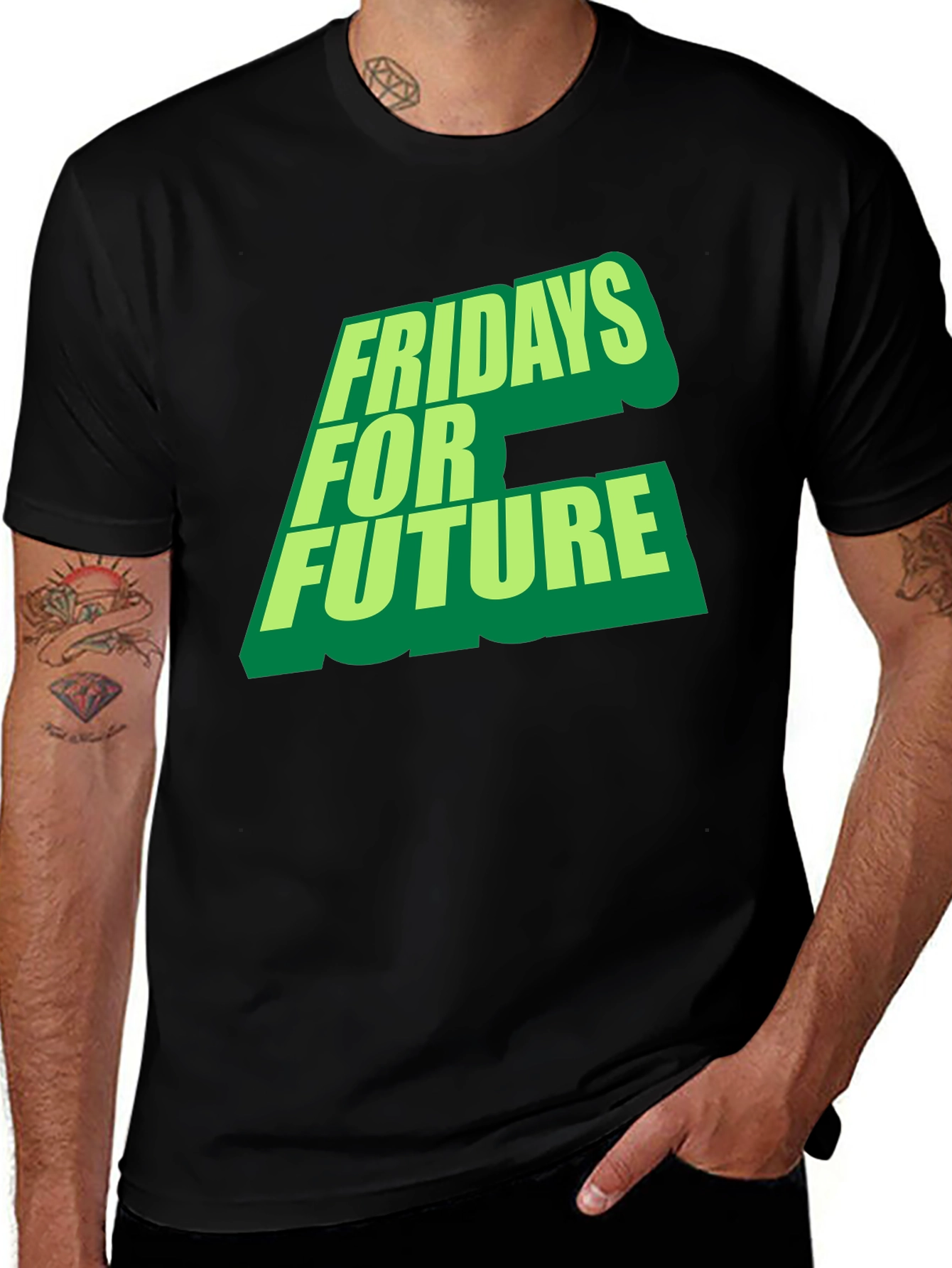 Fridays for Future Graphic T-Shirt - Black