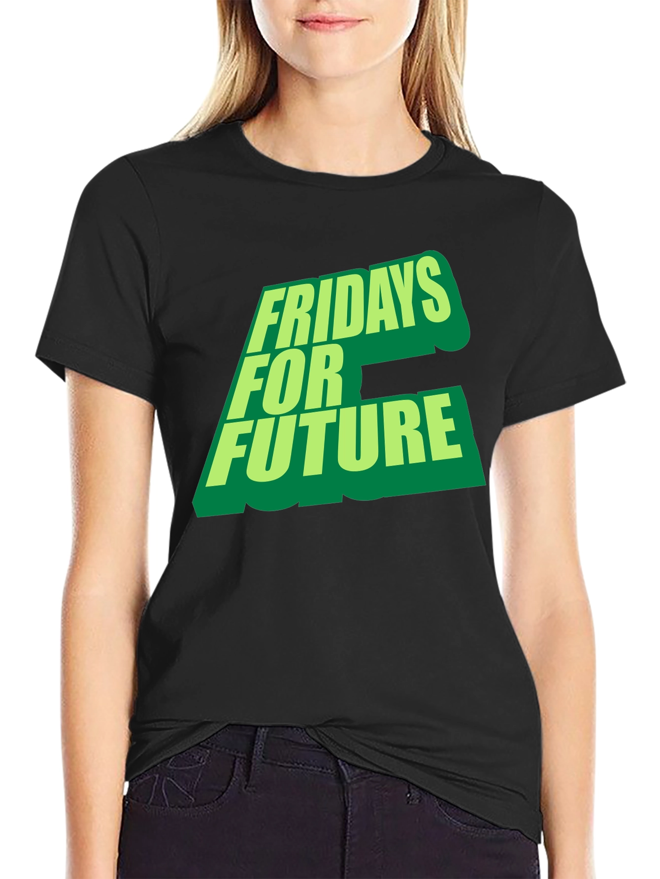 Fridays for Future Graphic T-Shirt - Black