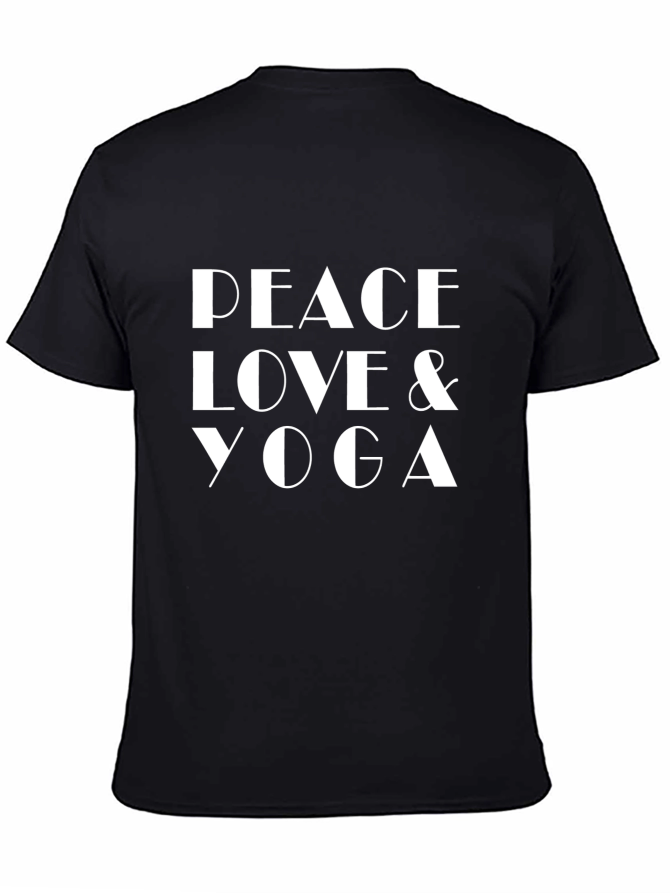 Peace Love & Yoga T-Shirt - Stylish Graphic Tee