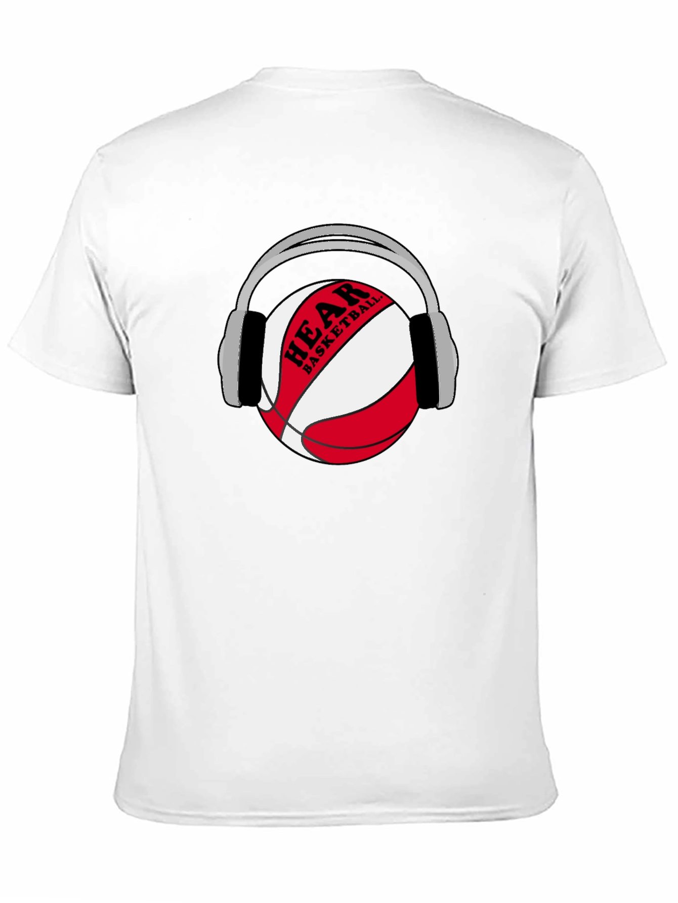 Hear Basketball Graphic T-Shirt - Black