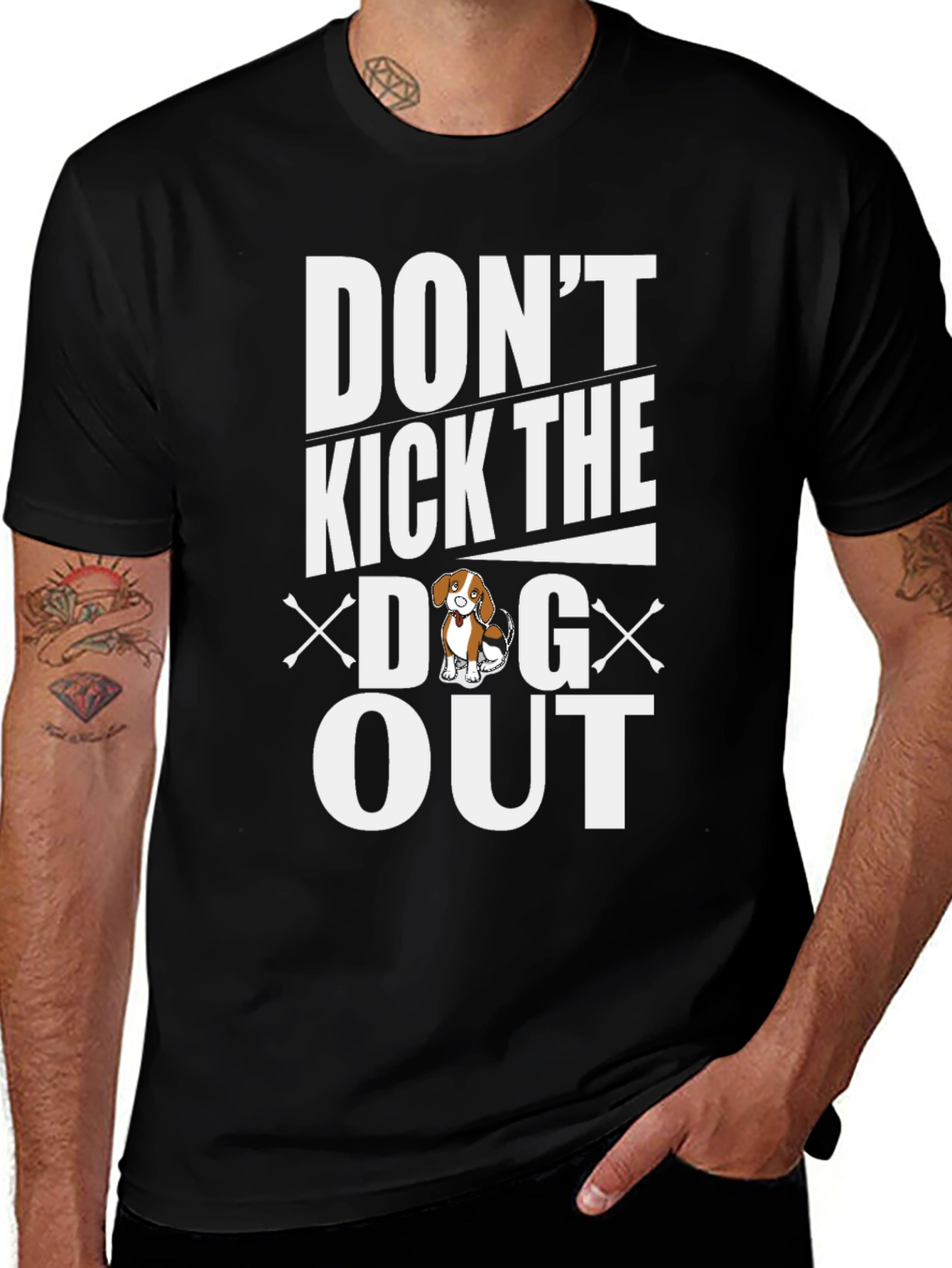 Dont Kick the Dog Out Graphic Tee