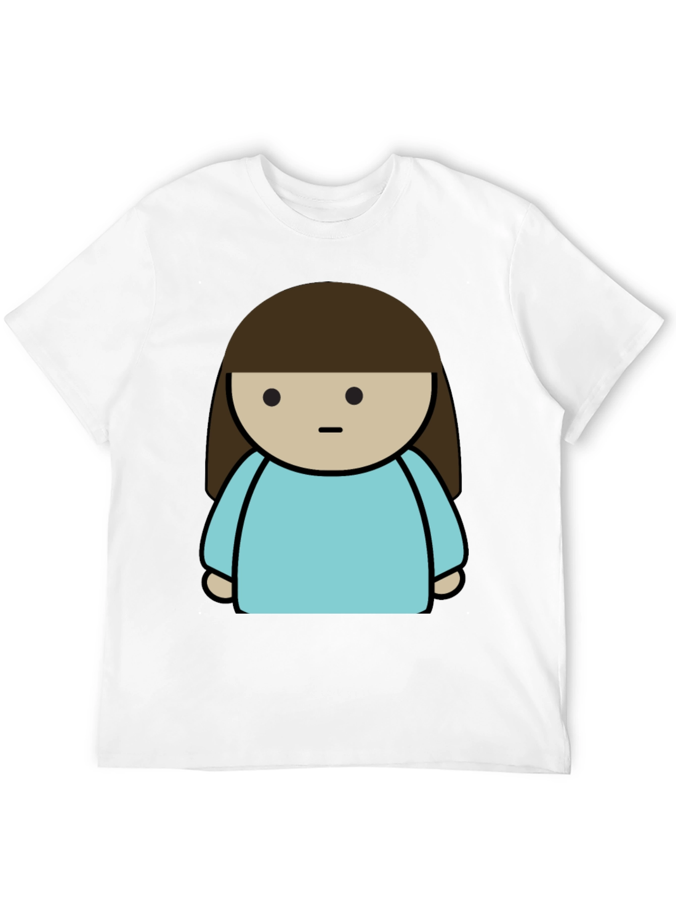 Cartoon Character Black T-Shirt