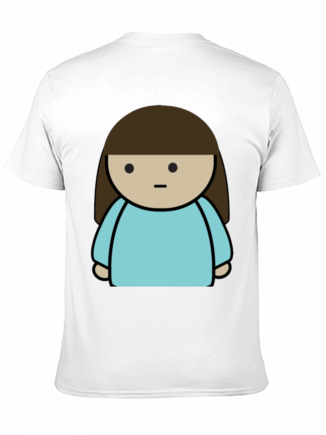 Cartoon Character Black T-Shirt