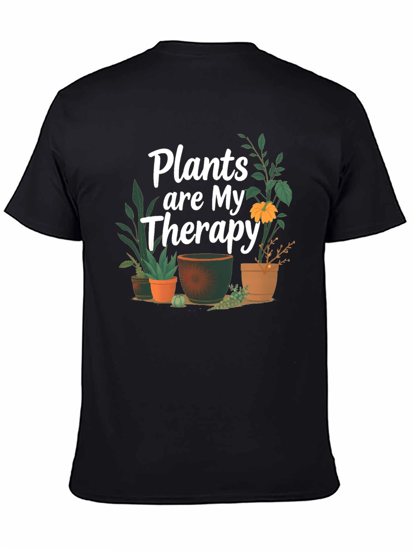 Plants Are My Therapy T-Shirt Gardening Tee