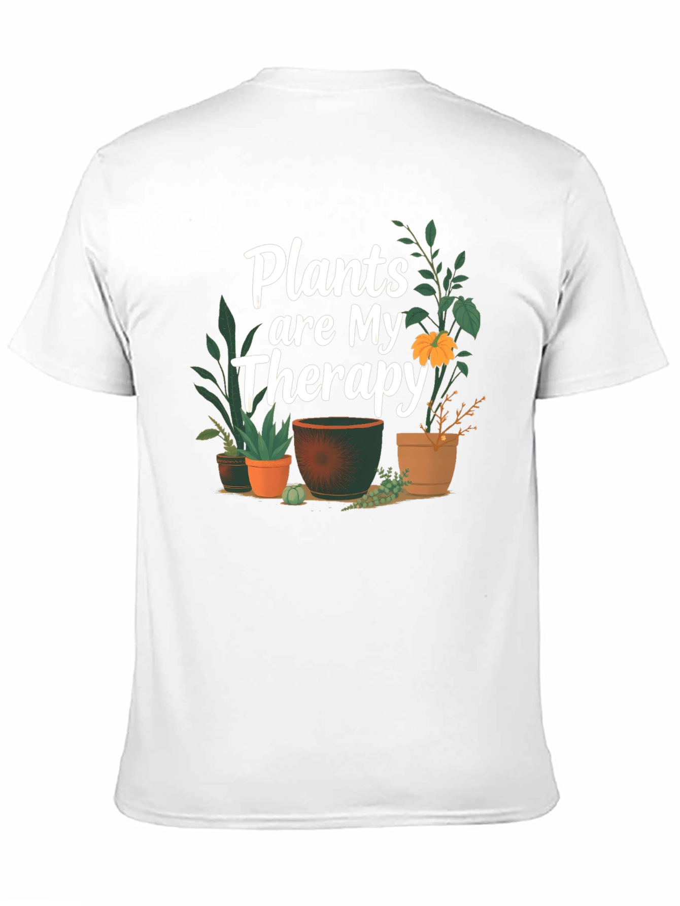 Plants Are My Therapy T-Shirt Gardening Tee
