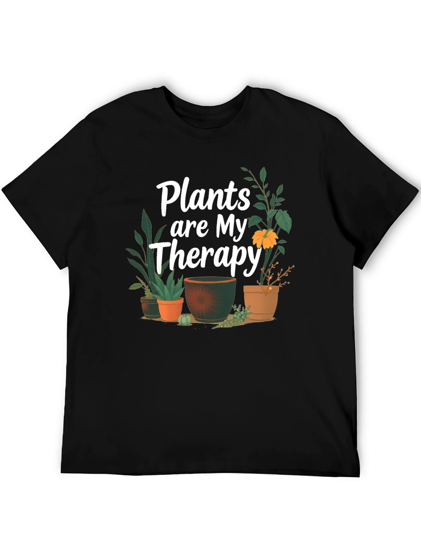 Plants Are My Therapy T-Shirt Gardening Tee