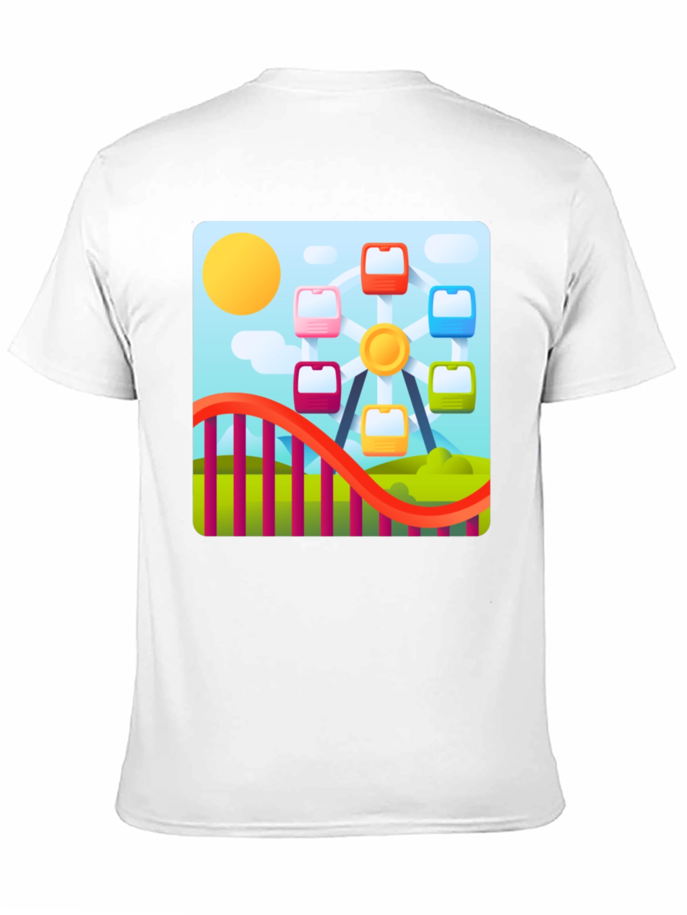 Ferris Wheel Graphic Tee - Fun Fair T-Shirt