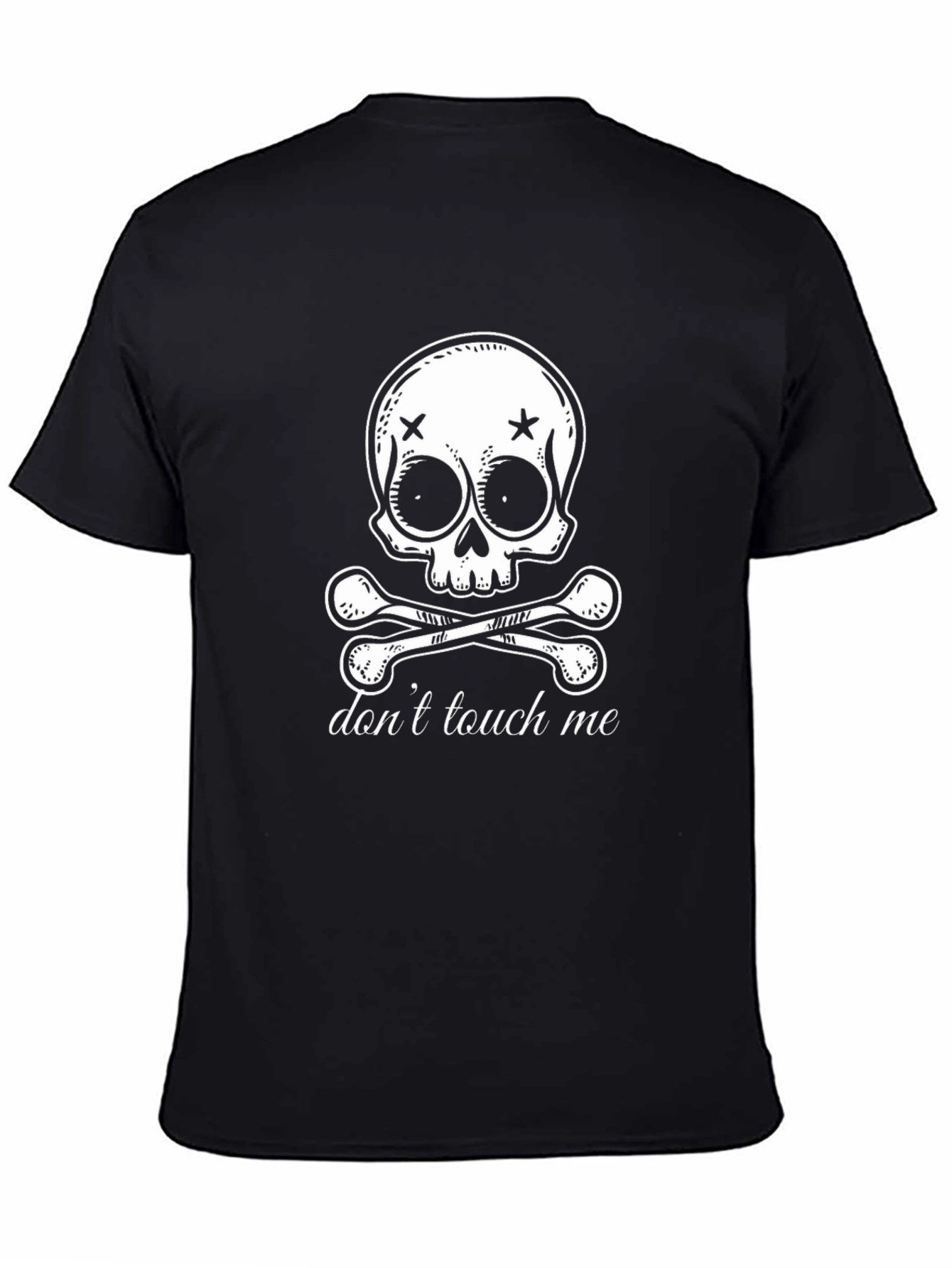 Dont Touch Me Skull & Crossbones Graphic Tee