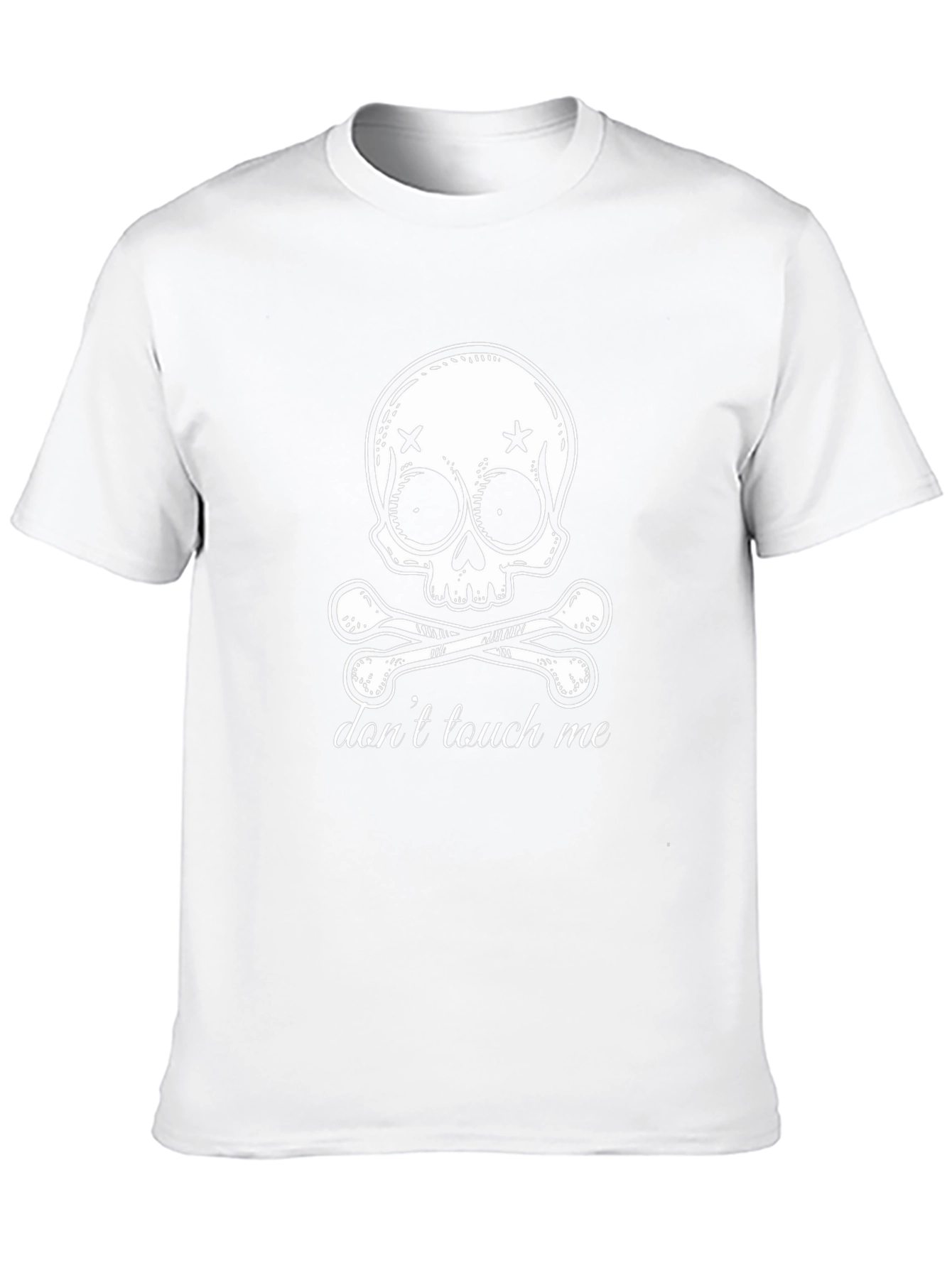 Dont Touch Me Skull & Crossbones Graphic Tee