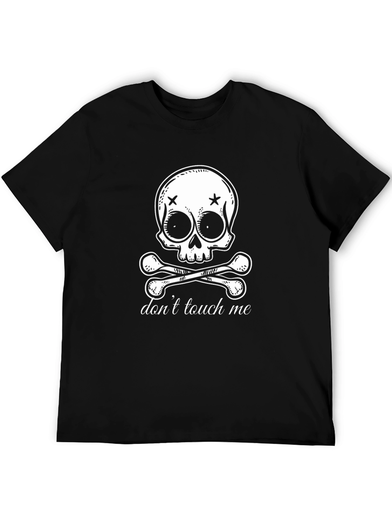 Dont Touch Me Skull & Crossbones Graphic Tee