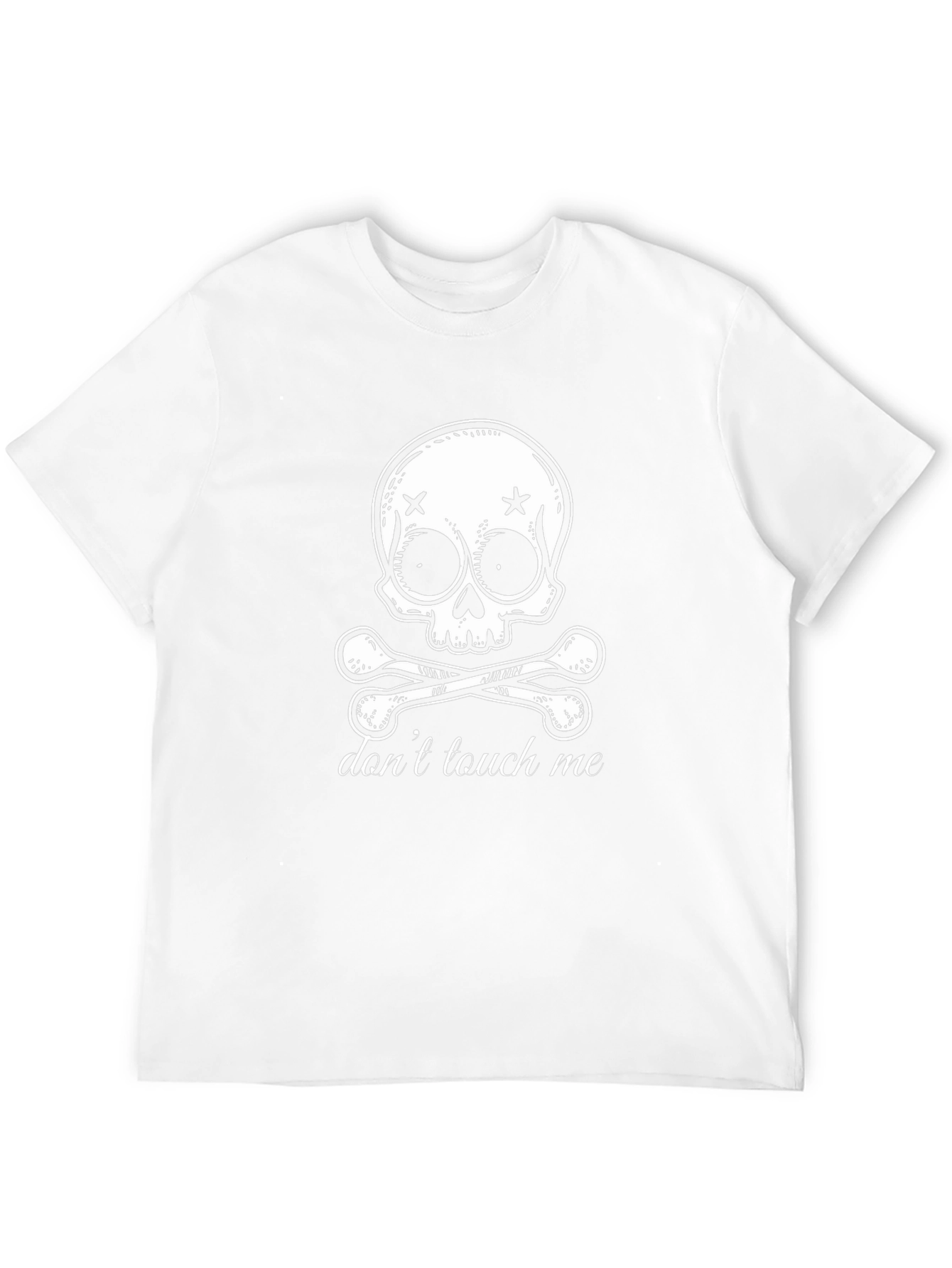 Dont Touch Me Skull & Crossbones Graphic Tee