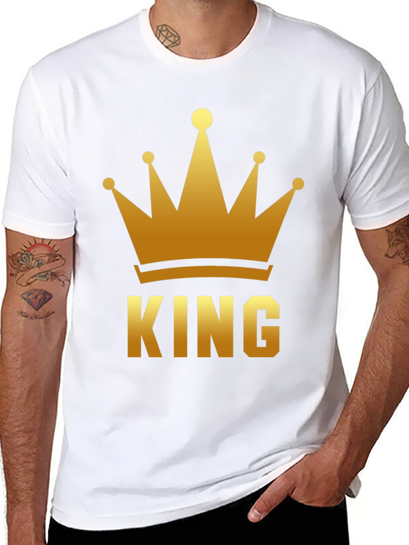 King Crown Graphic Tee - Black