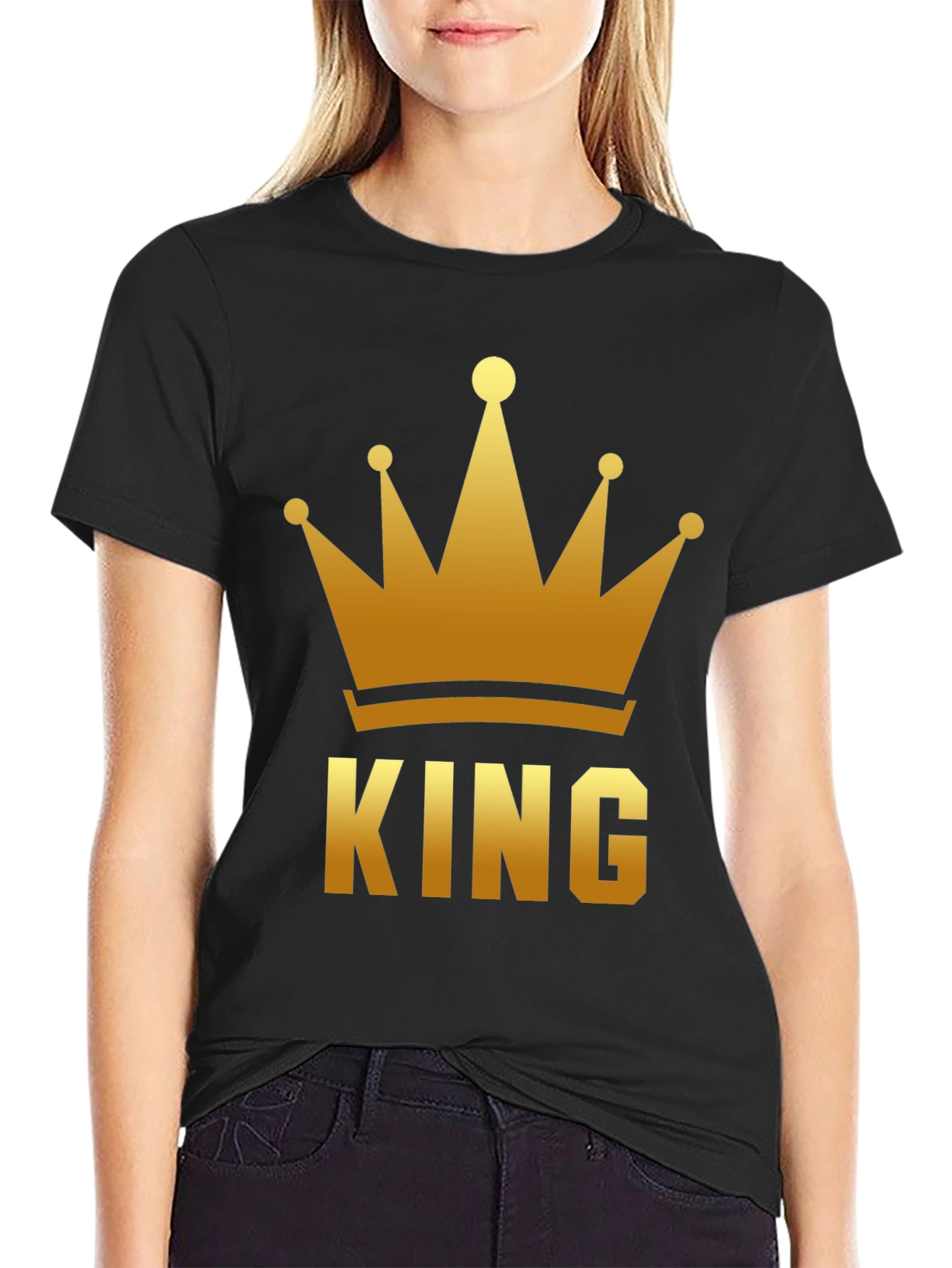 King Crown Graphic Tee - Black
