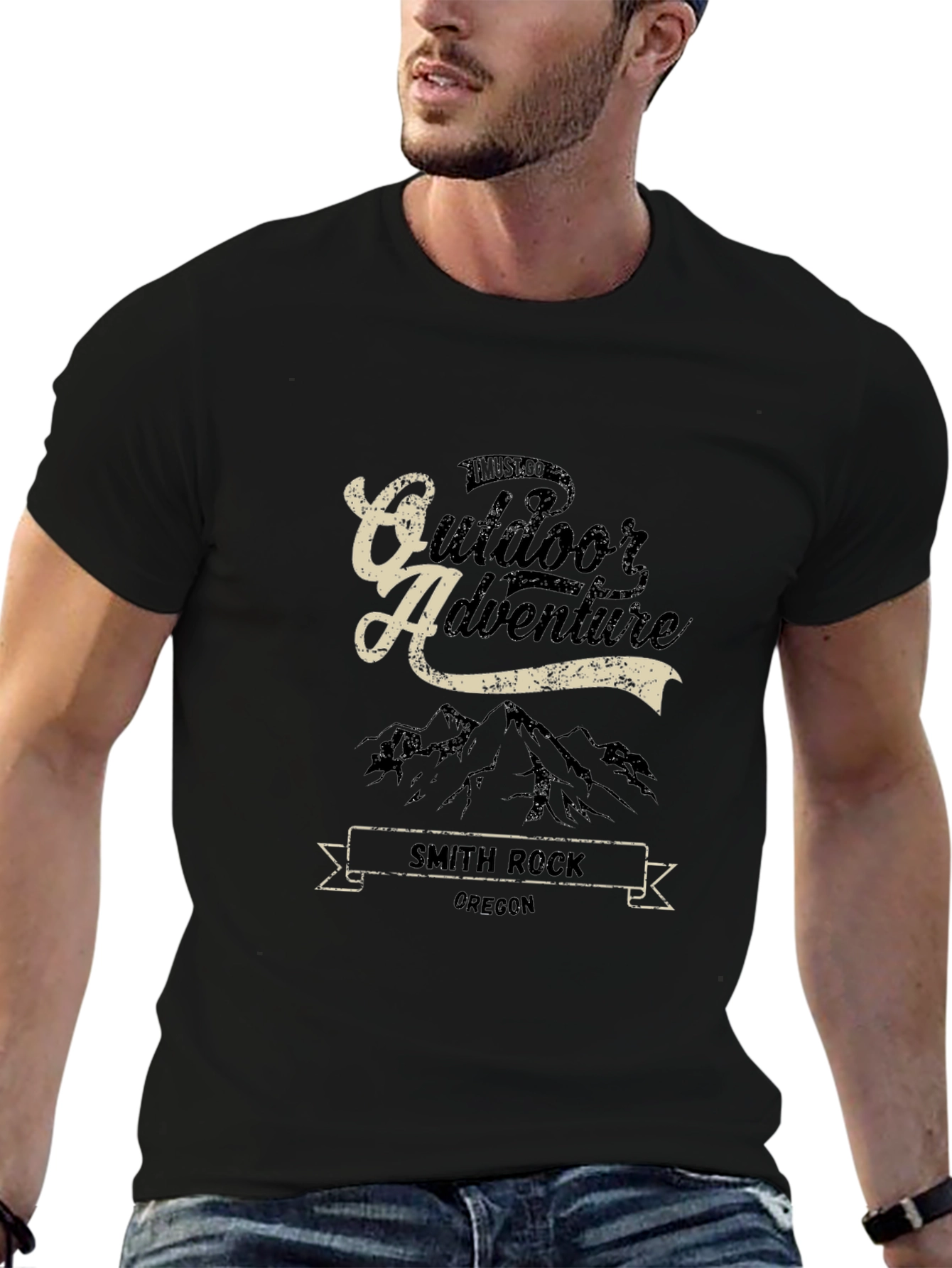Outdoor Adventure Smith Rock Oregon Graphic Tee