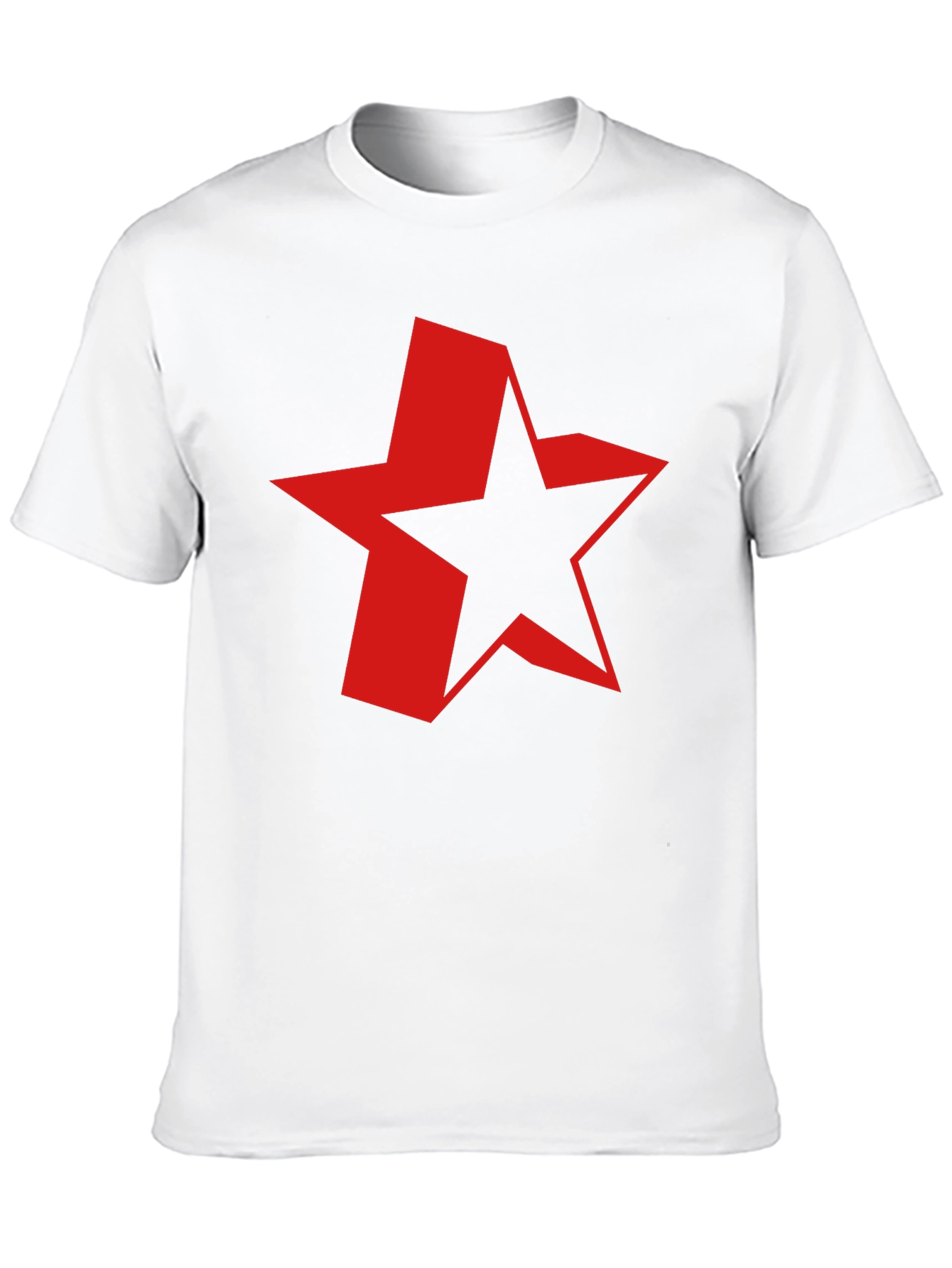Red Star Graphic Black T-Shirt