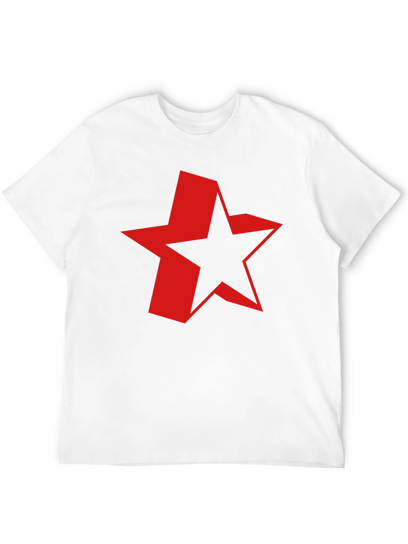Red Star Graphic Black T-Shirt