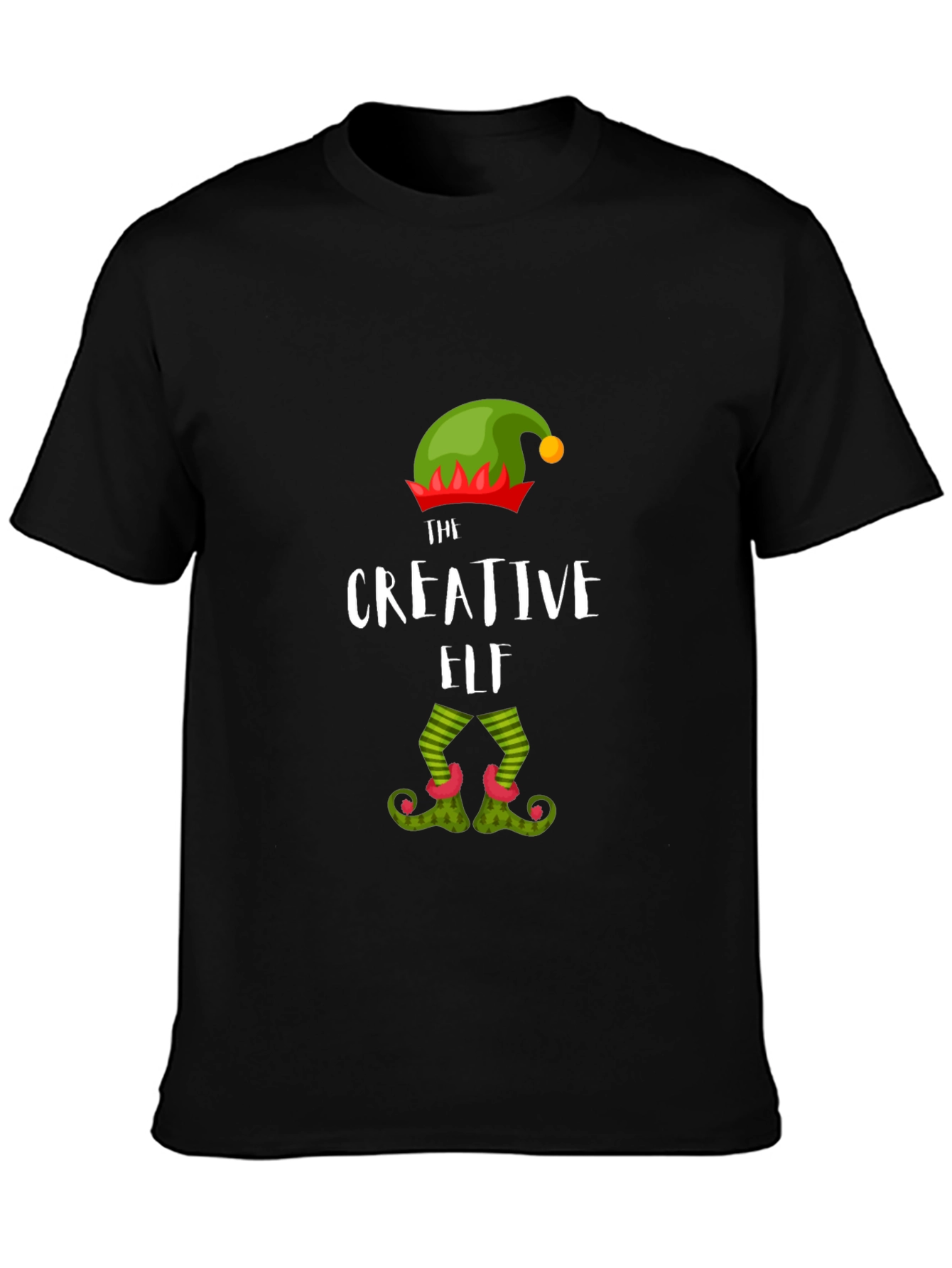 Creative Elf T-Shirt Festive Holiday Apparel