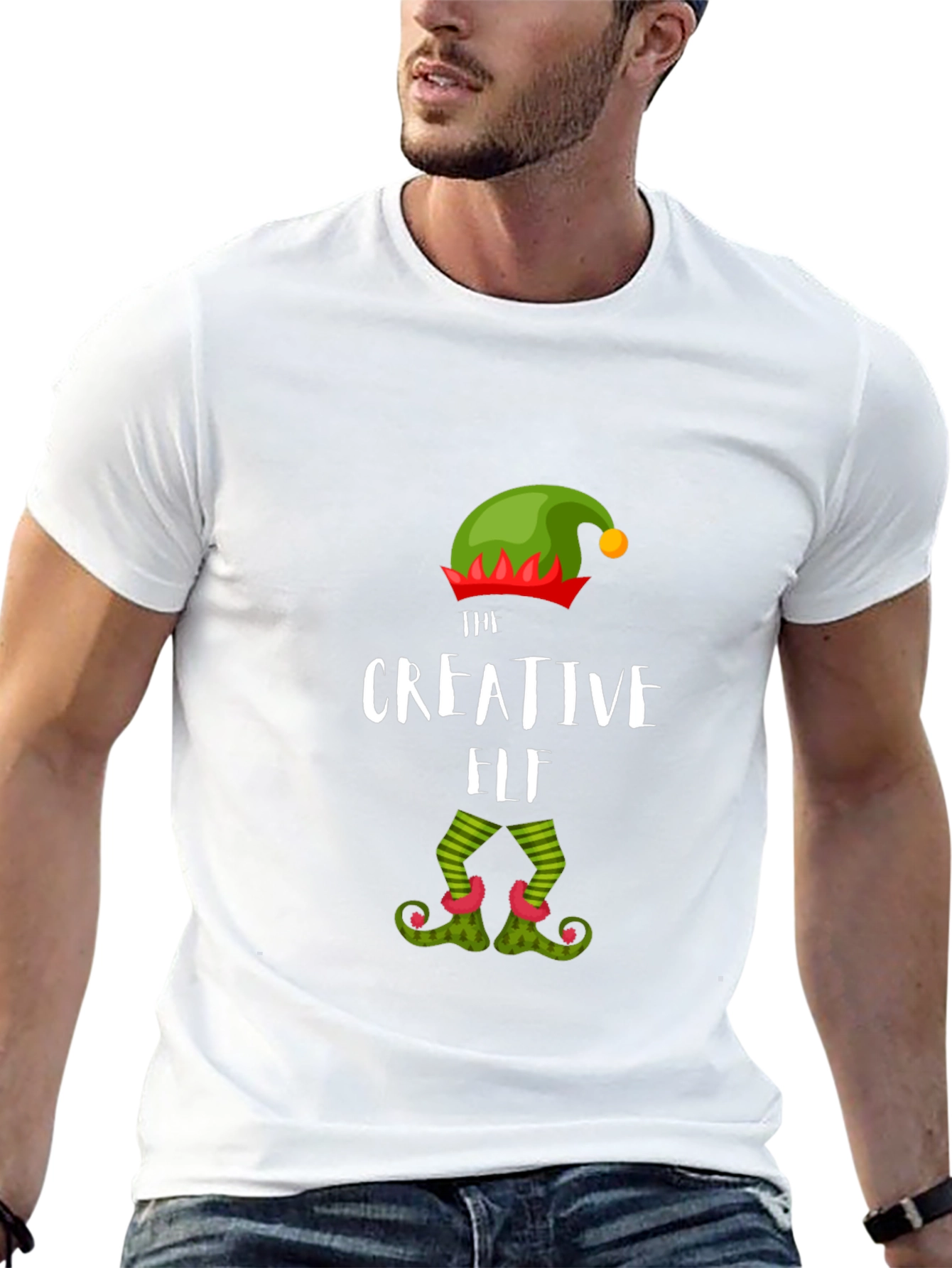 Creative Elf T-Shirt Festive Holiday Apparel