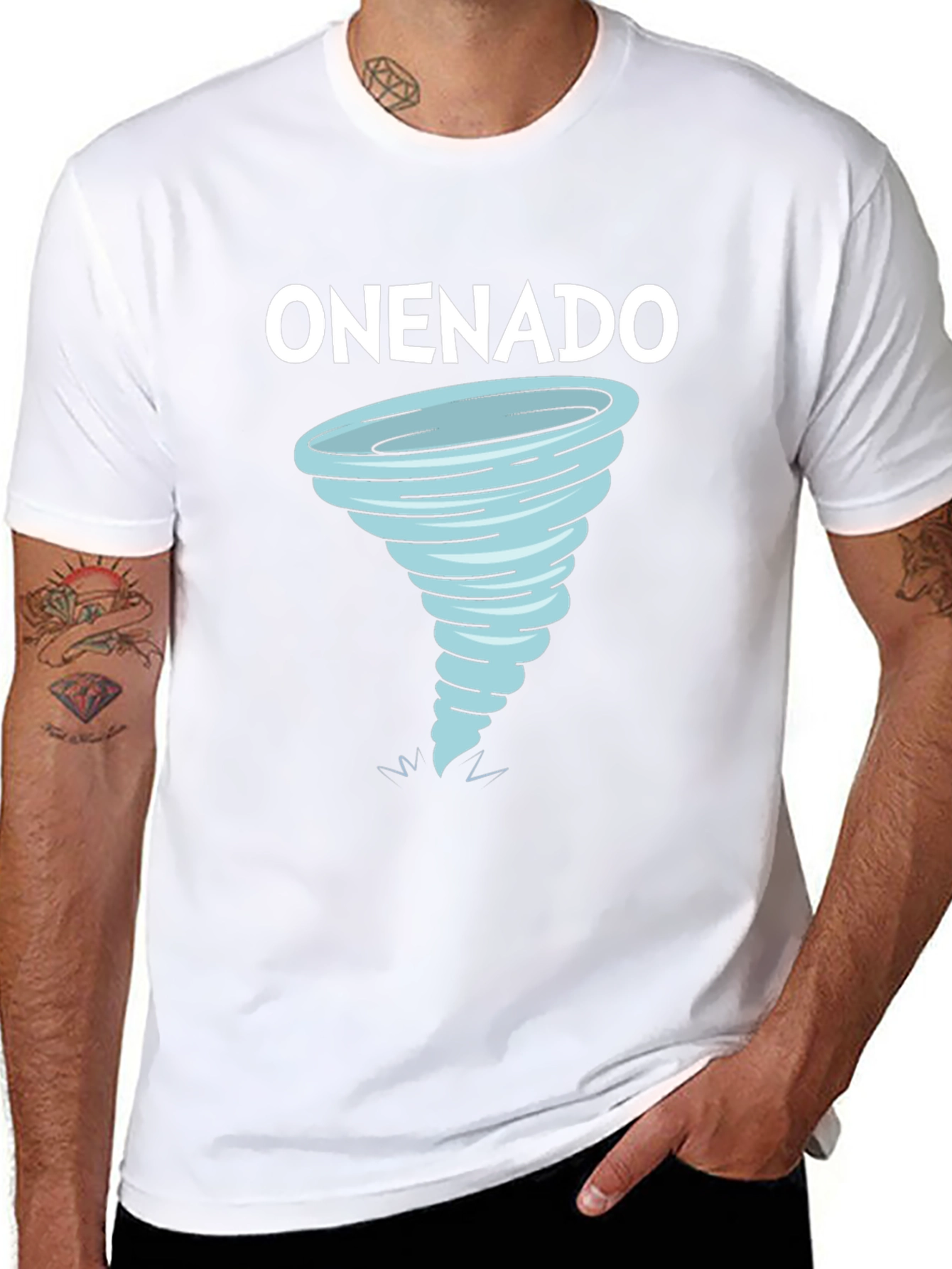 Onenado Graphic T-Shirt - Novelty Tornado Design