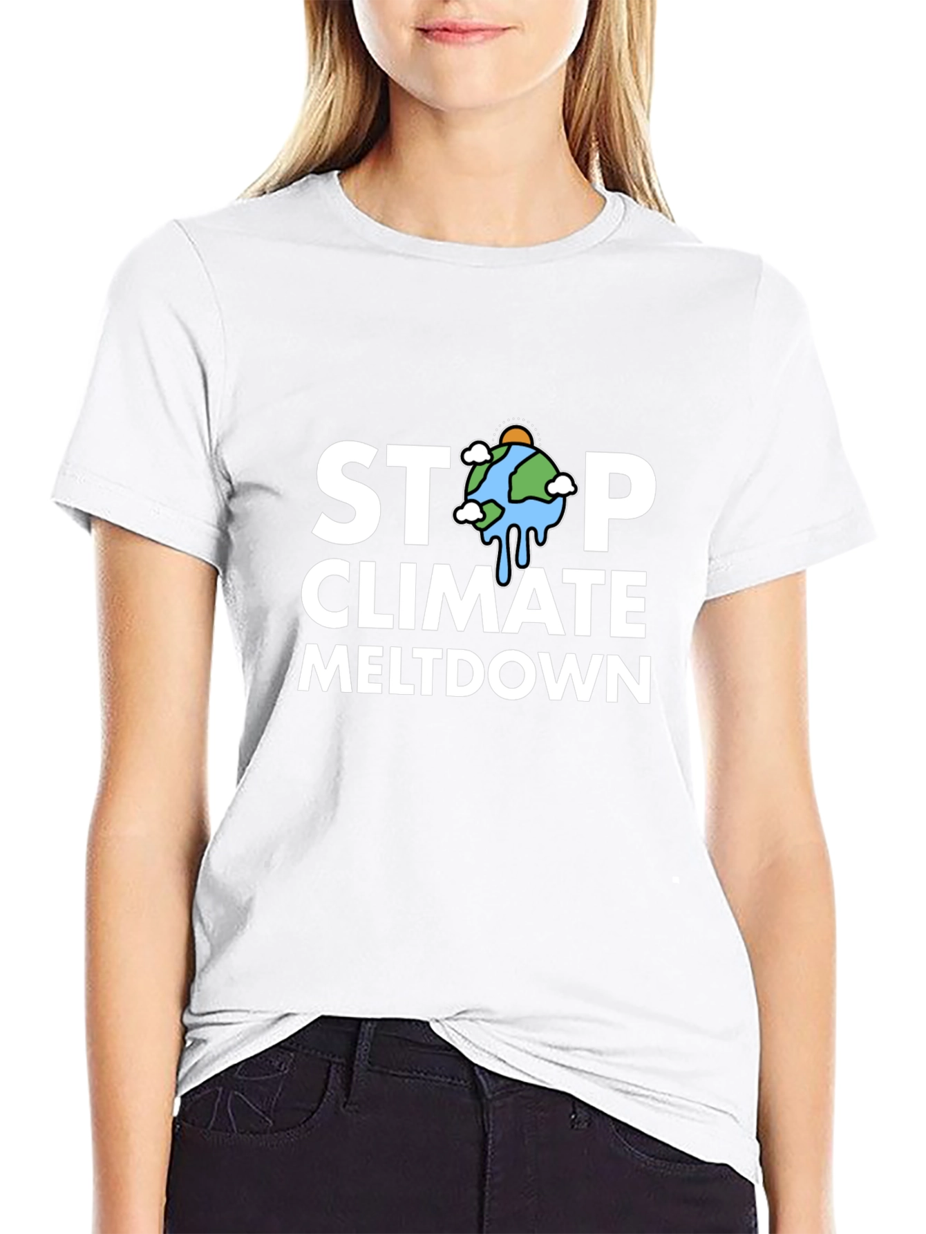 Stop Climate Meltdown Graphic T-Shirt