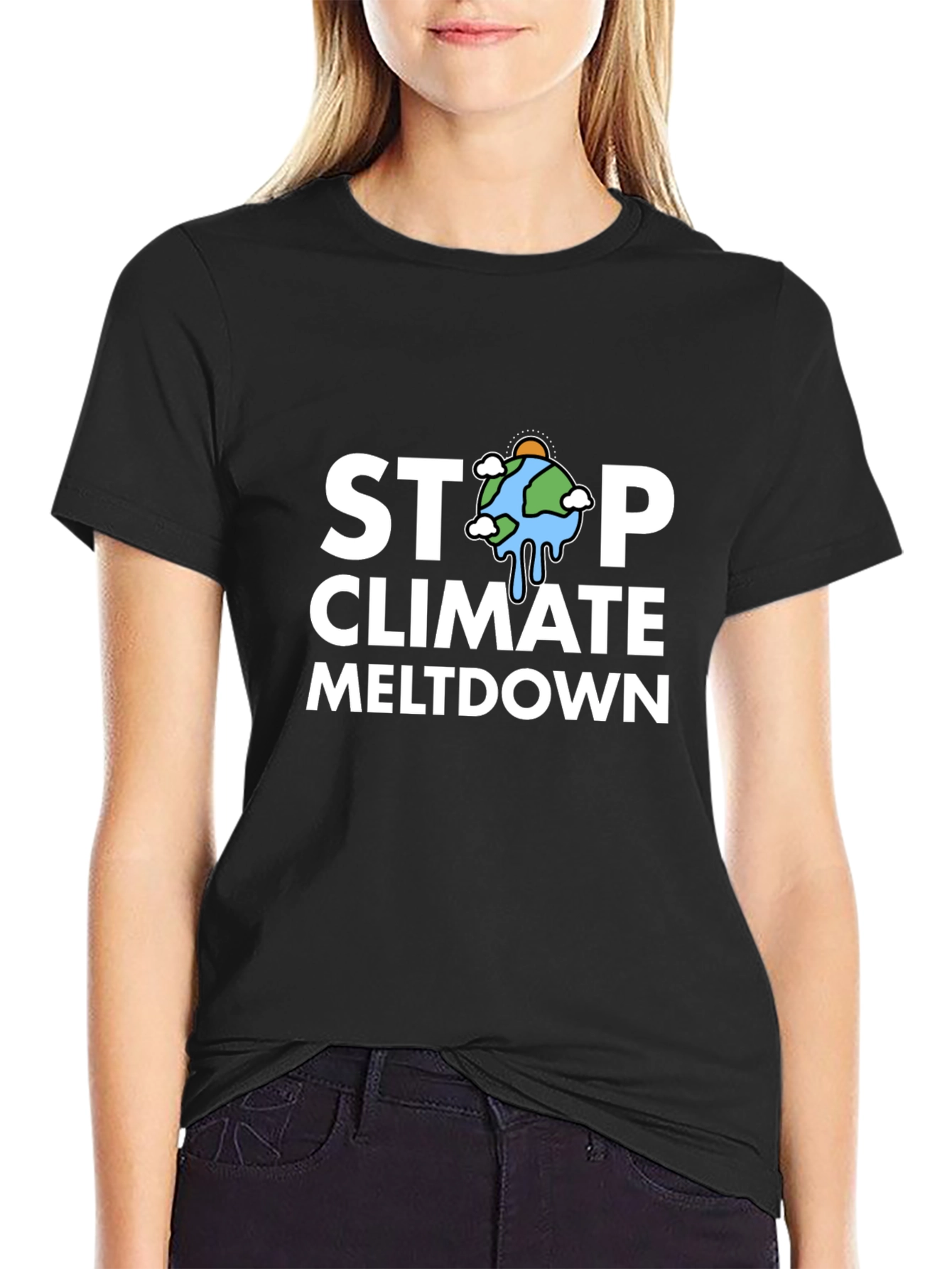Stop Climate Meltdown Graphic T-Shirt