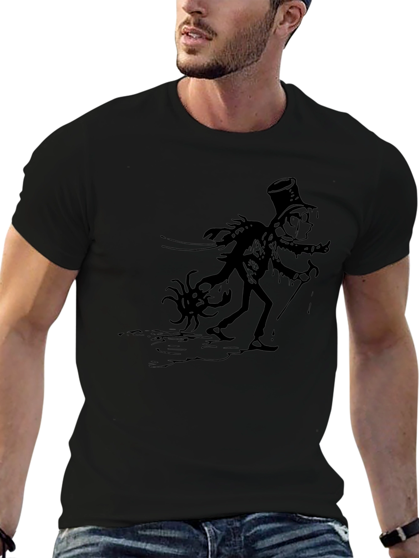 Mad Scientist Graphic Print T-Shirt