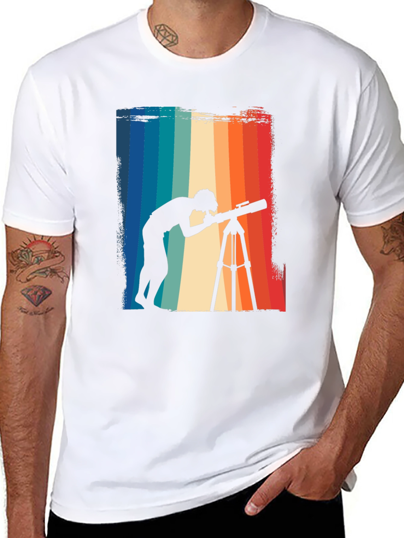 Retro Astronomer T-Shirt
