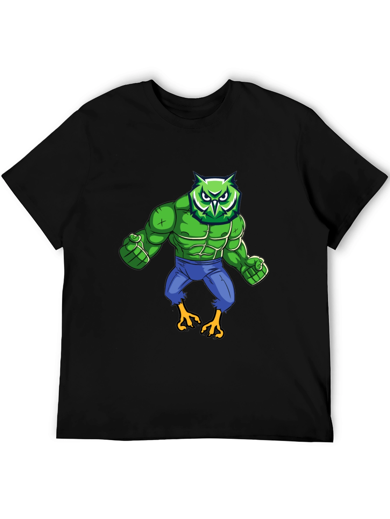 Owl Hulk Graphic T-Shirt - Black