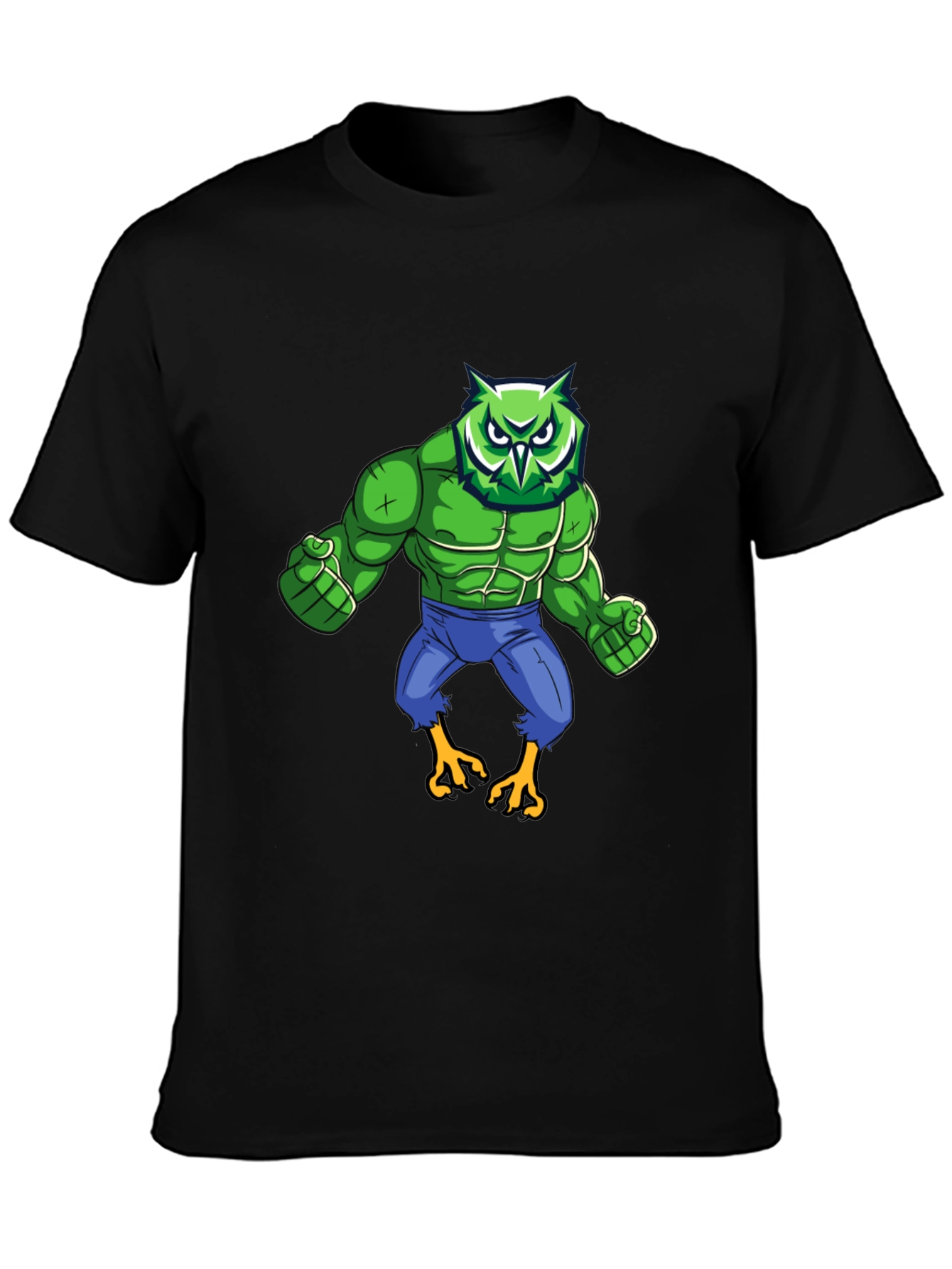Owl Hulk Graphic T-Shirt - Black