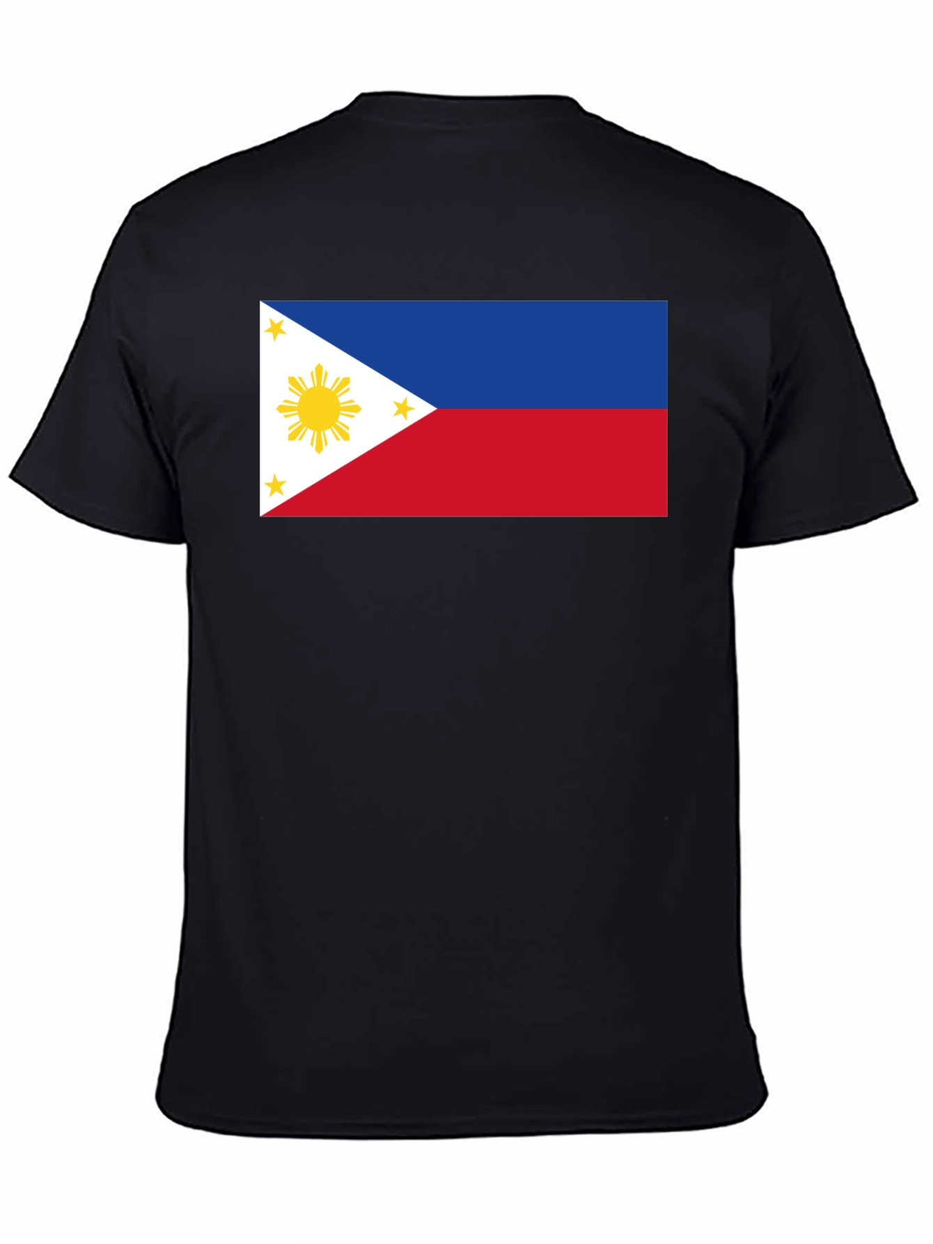 Philippine Flag Graphic Tee - Black