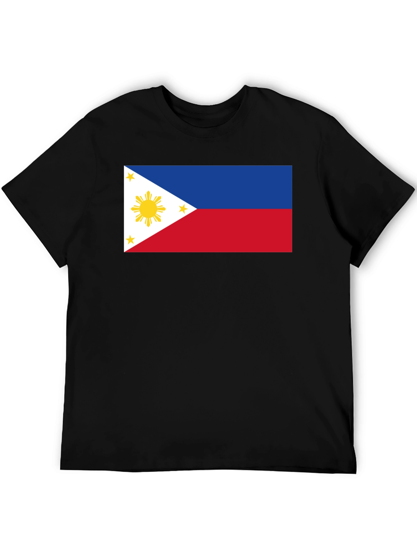Philippine Flag Graphic Tee - Black