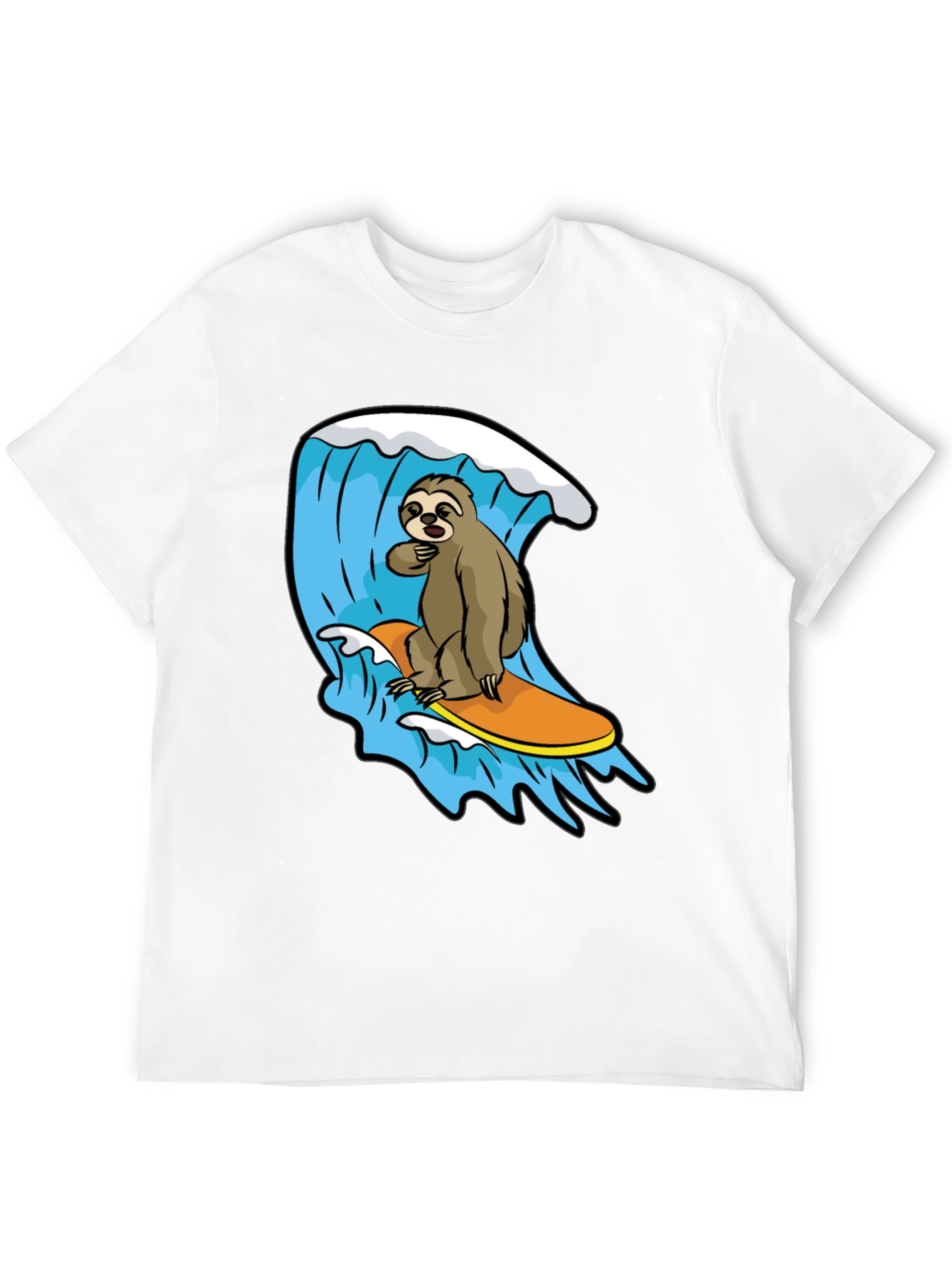 Surfing Sloth Graphic Tee