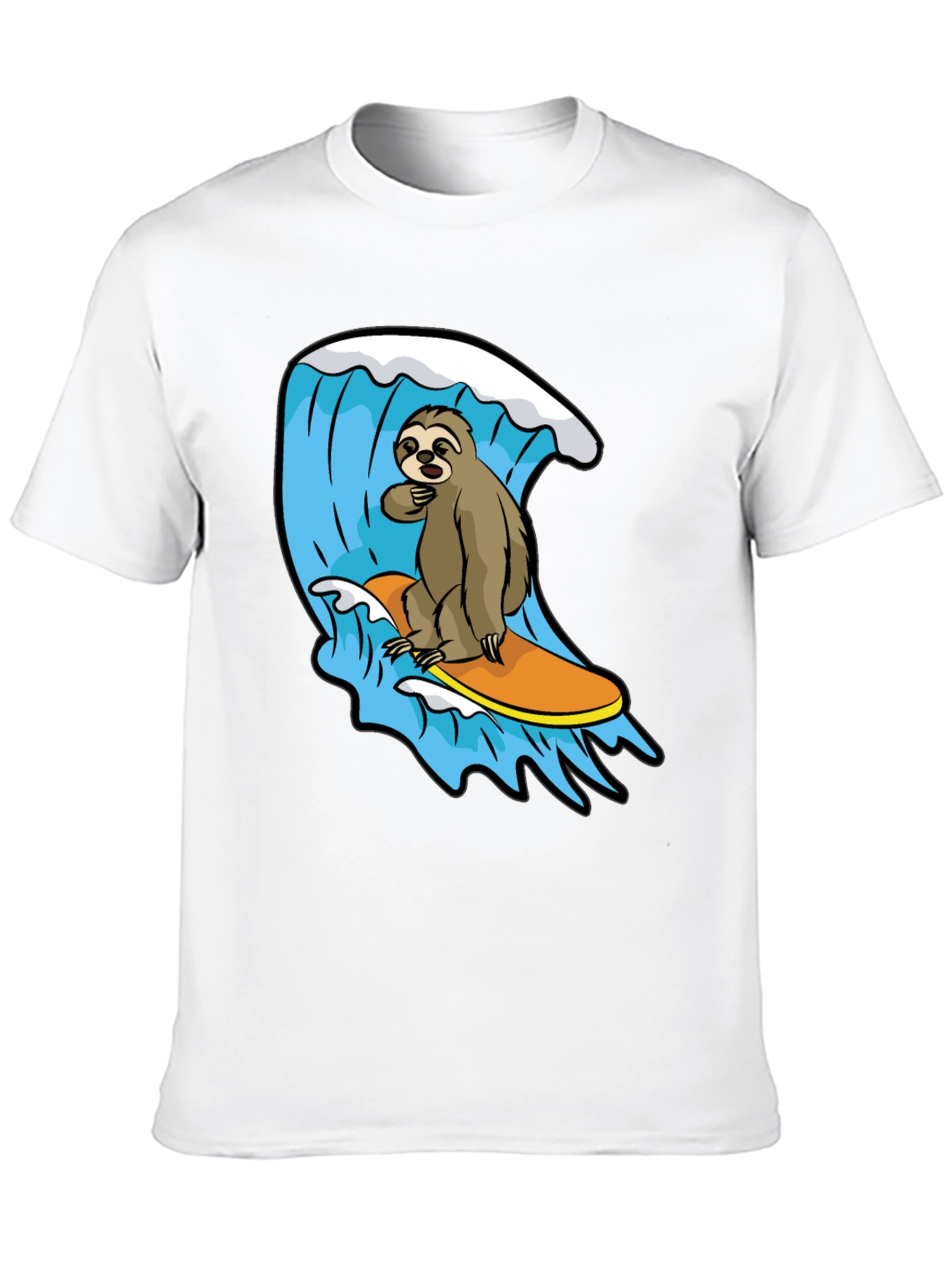 Surfing Sloth Graphic Tee