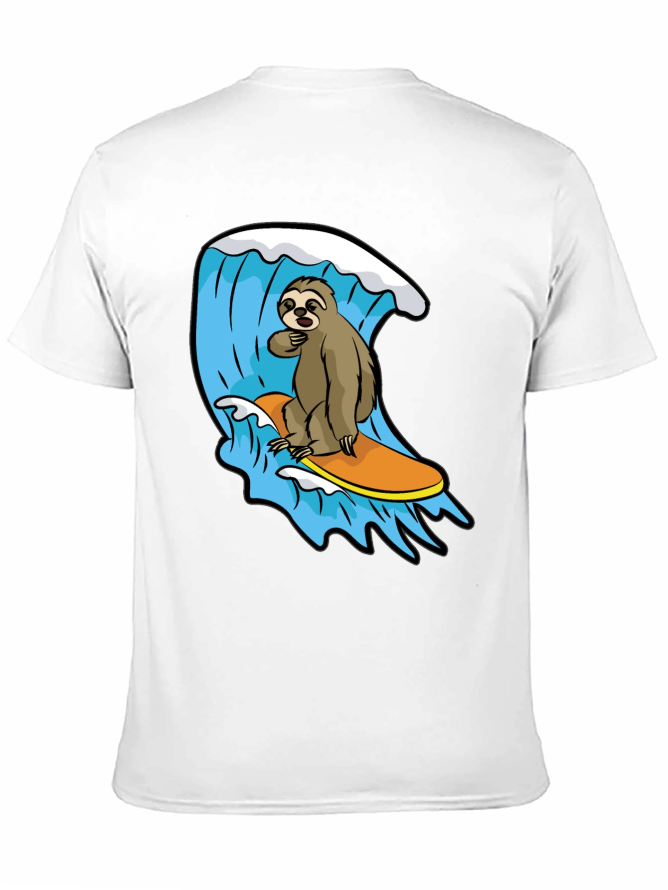 Surfing Sloth Graphic Tee
