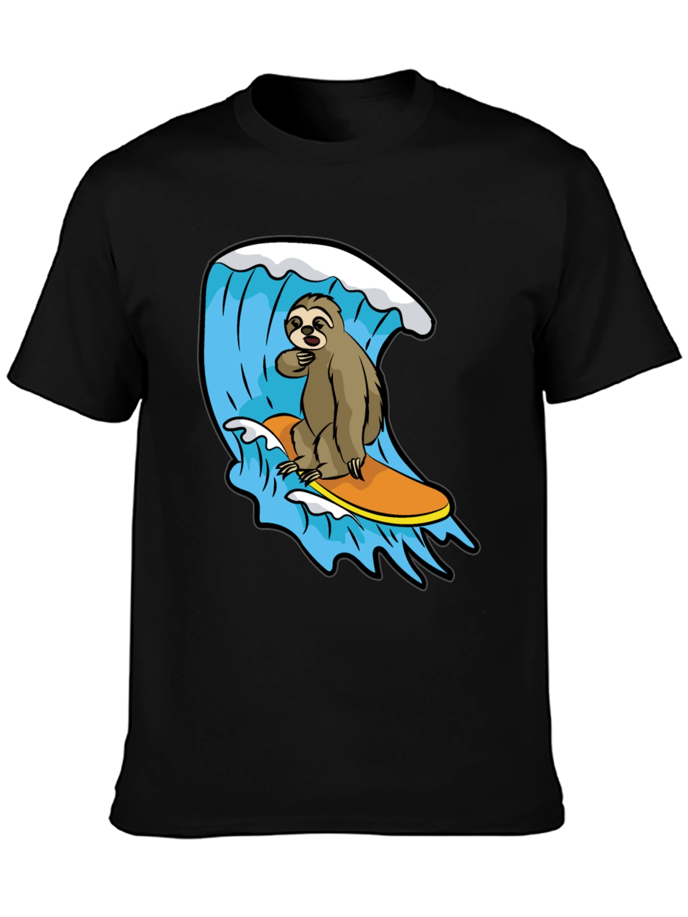 Surfing Sloth Graphic Tee