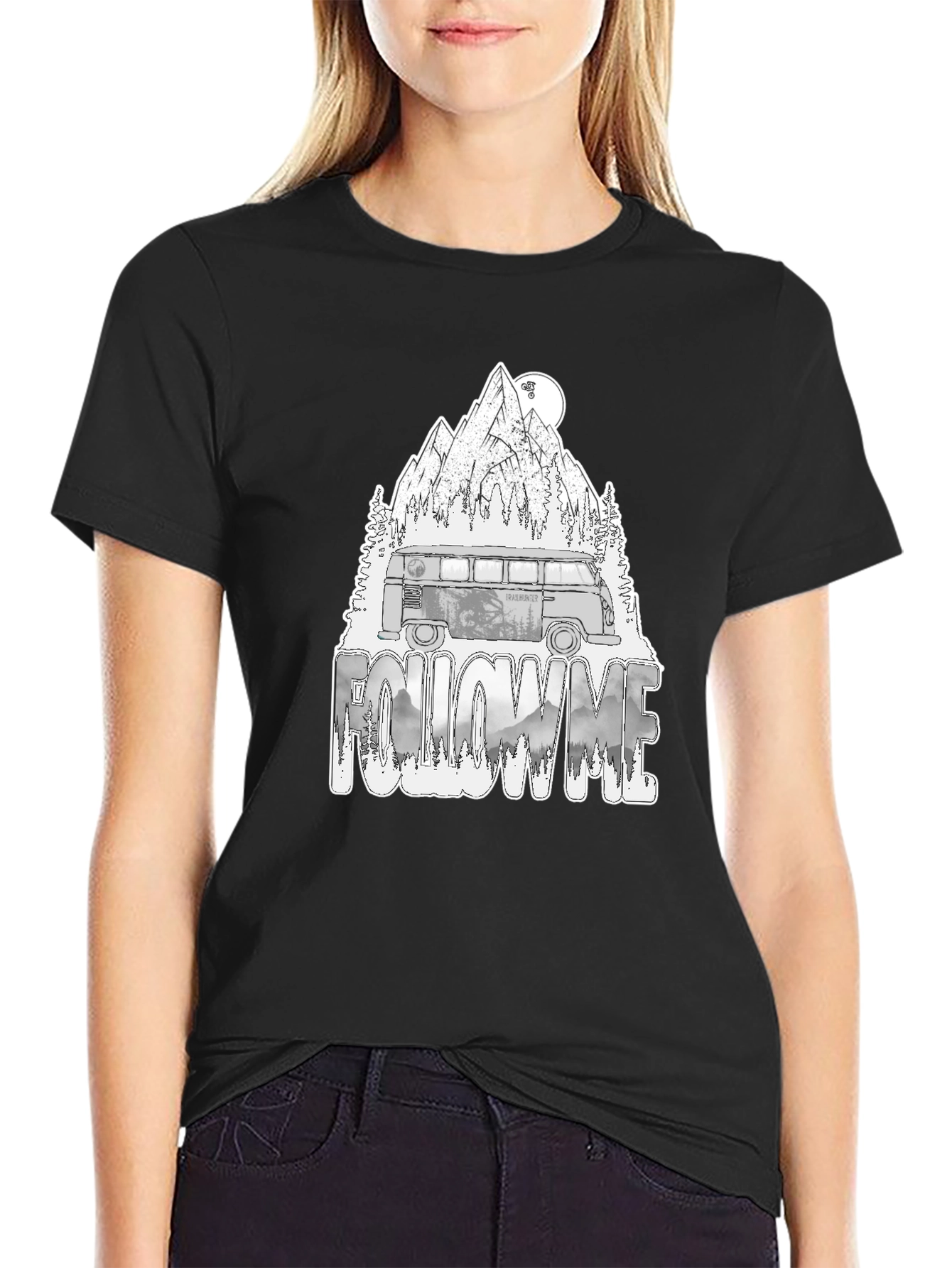 Adventure Van Graphic Tee - Follow Me Nature Design