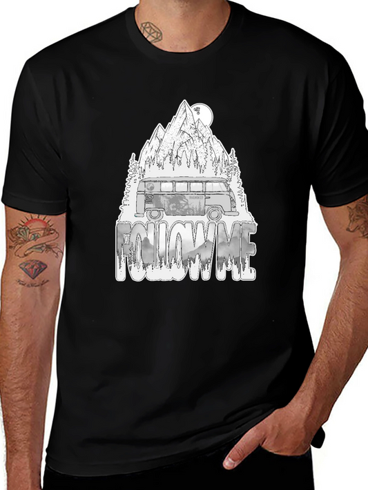 Adventure Van Graphic Tee - Follow Me Nature Design