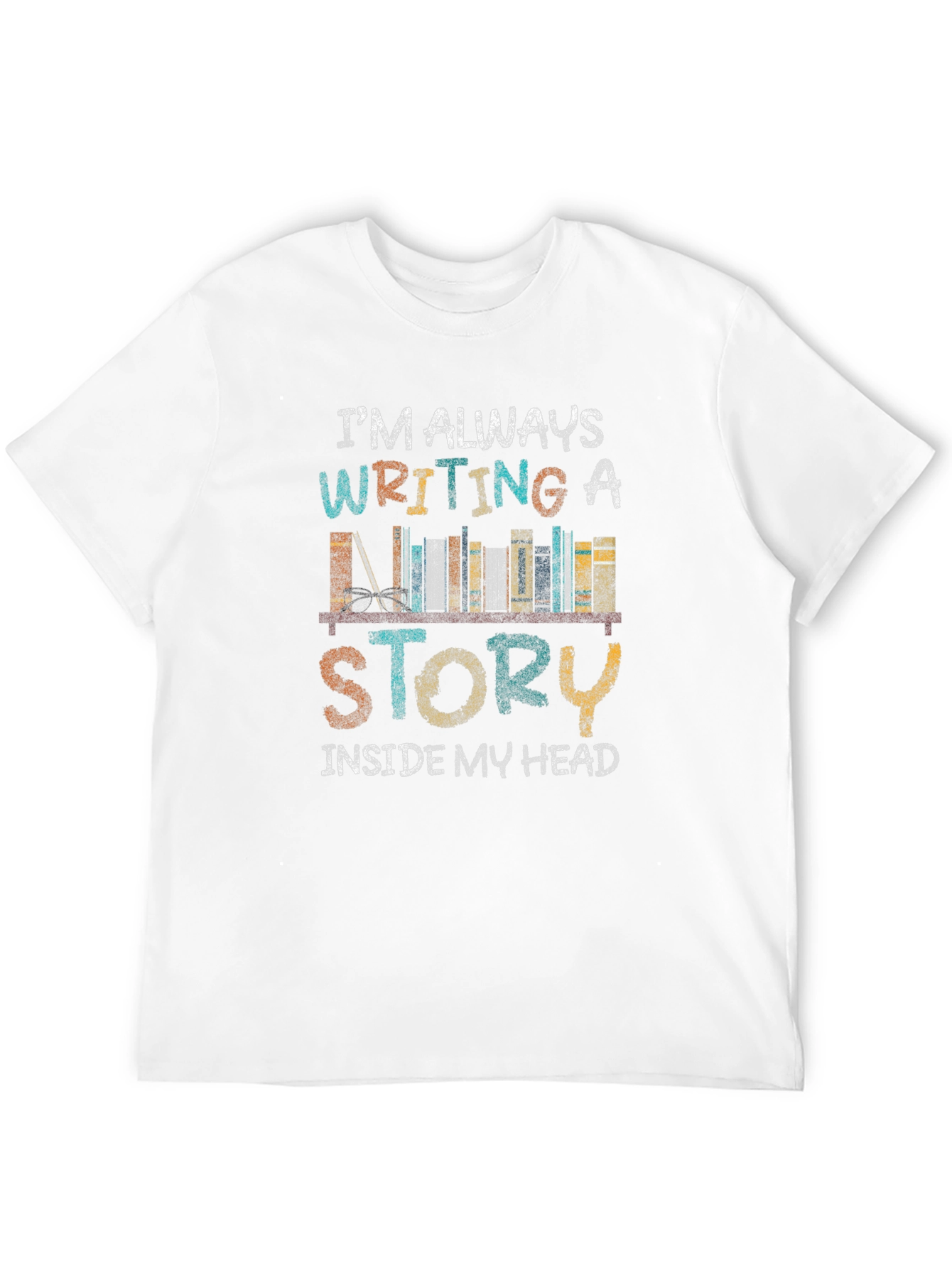 Book Lover T-Shirt: Writing a Story Tee