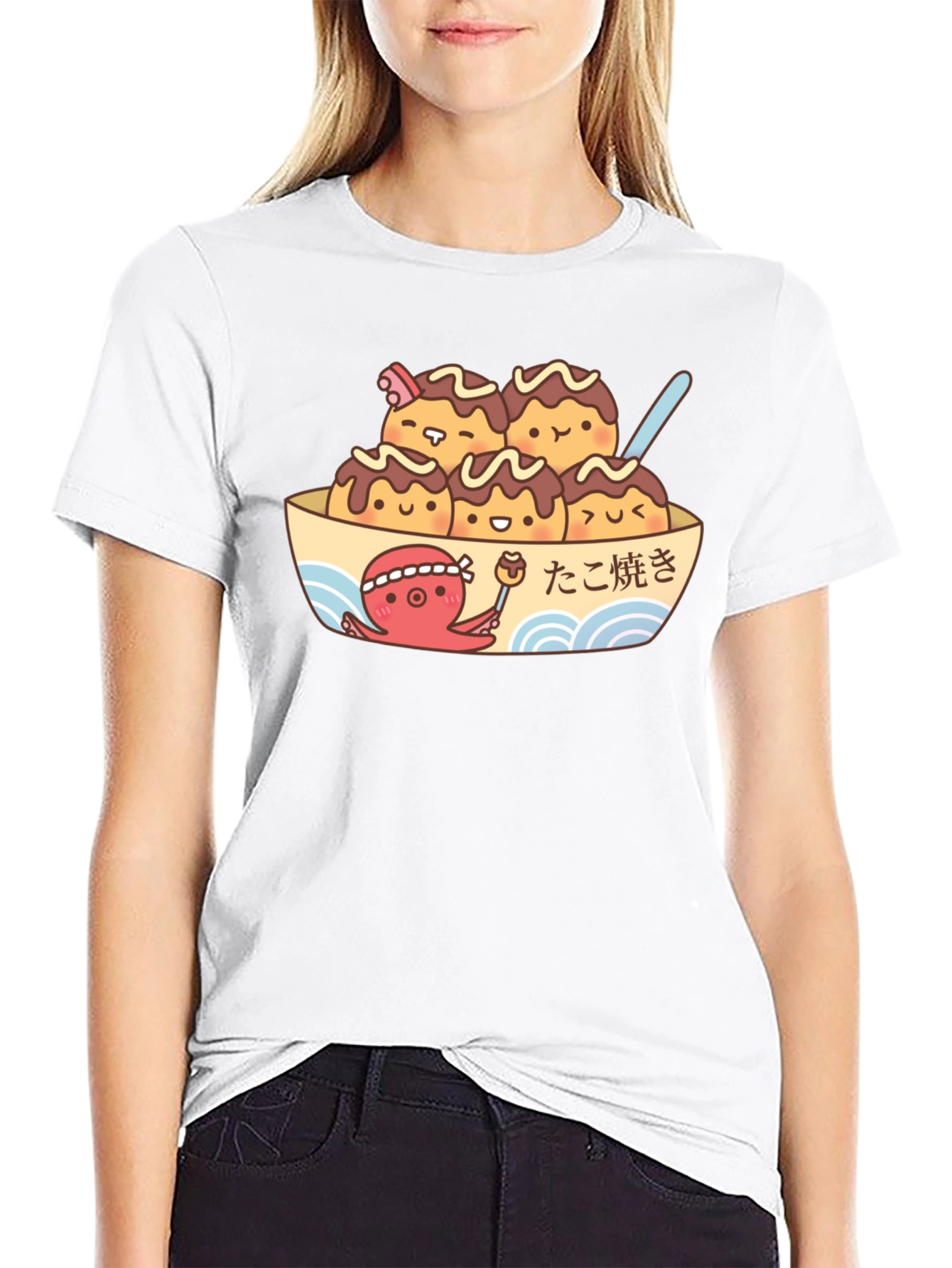 Cute Takoyaki T-Shirt - Japanese Foodie Apparel
